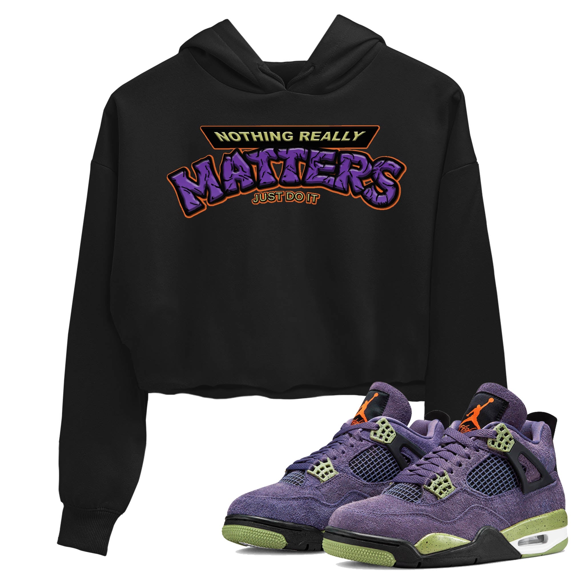 Nothing Matters Women's Tops - Air Jordan 4 Canyon Purple