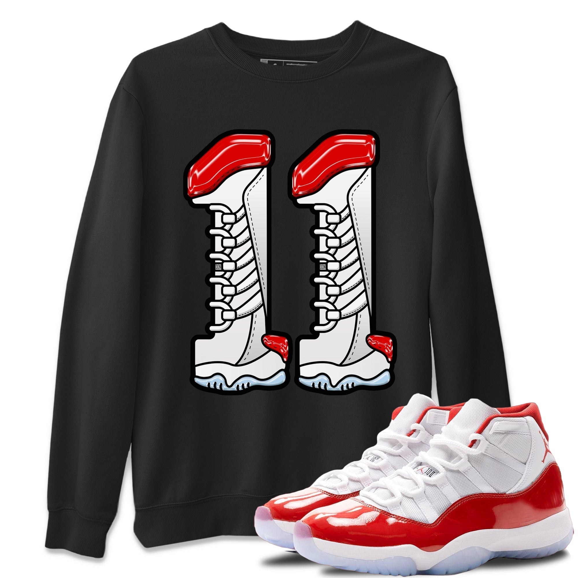 Number 11 Unisex Tops - Air Jordan 11 cherry