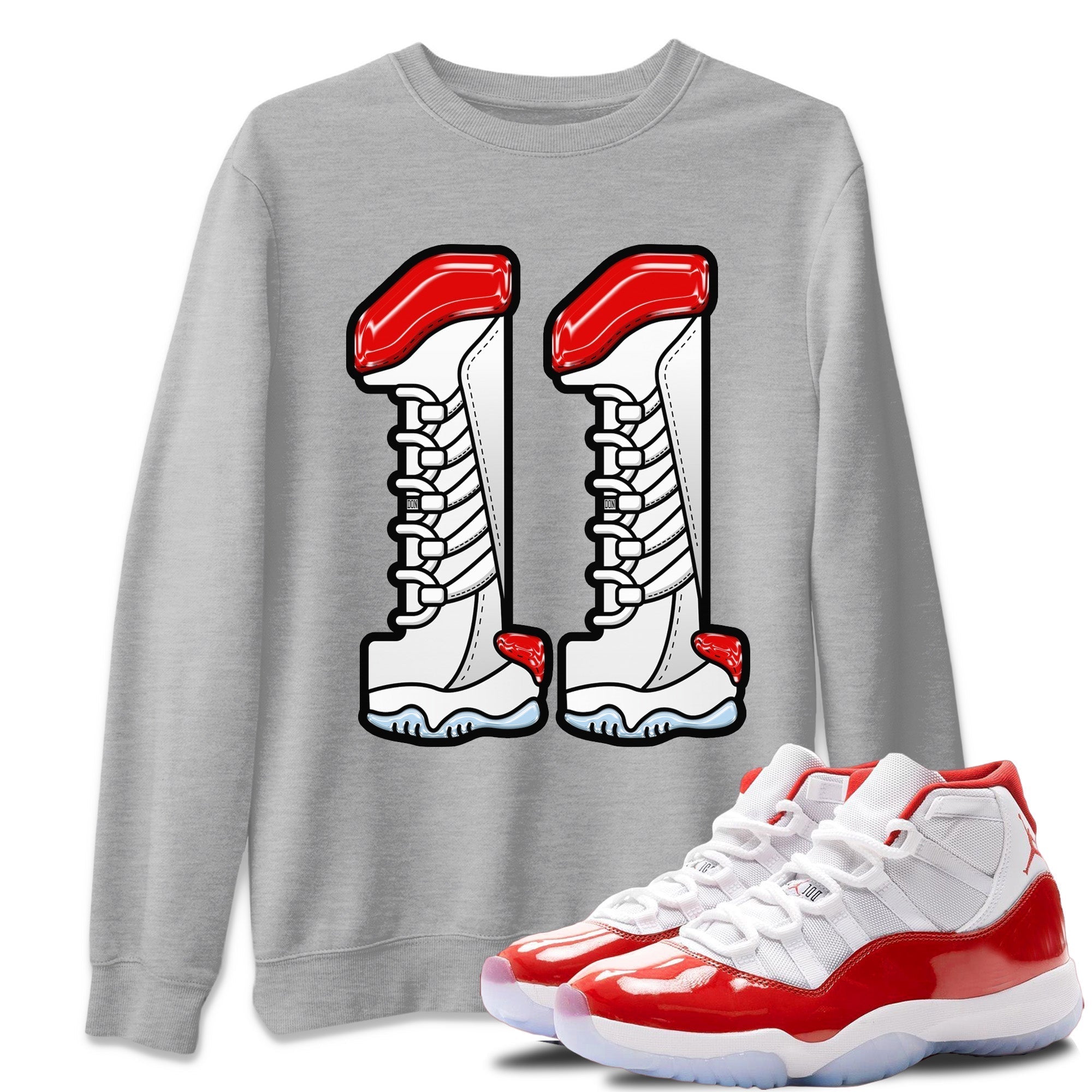 Number 11 Unisex Tops - Air Jordan 11 cherry