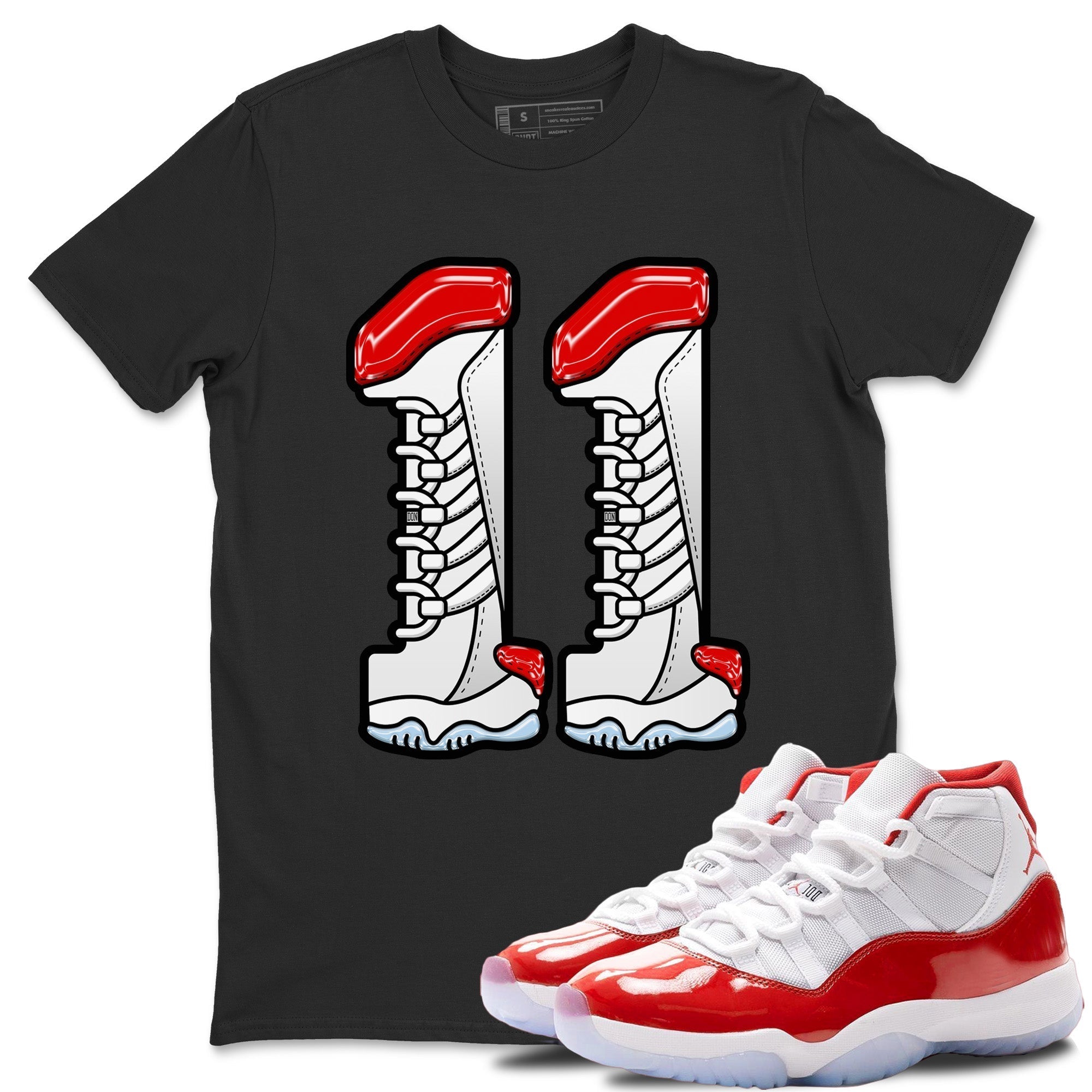 Number 11 Unisex Tops - Air Jordan 11 cherry
