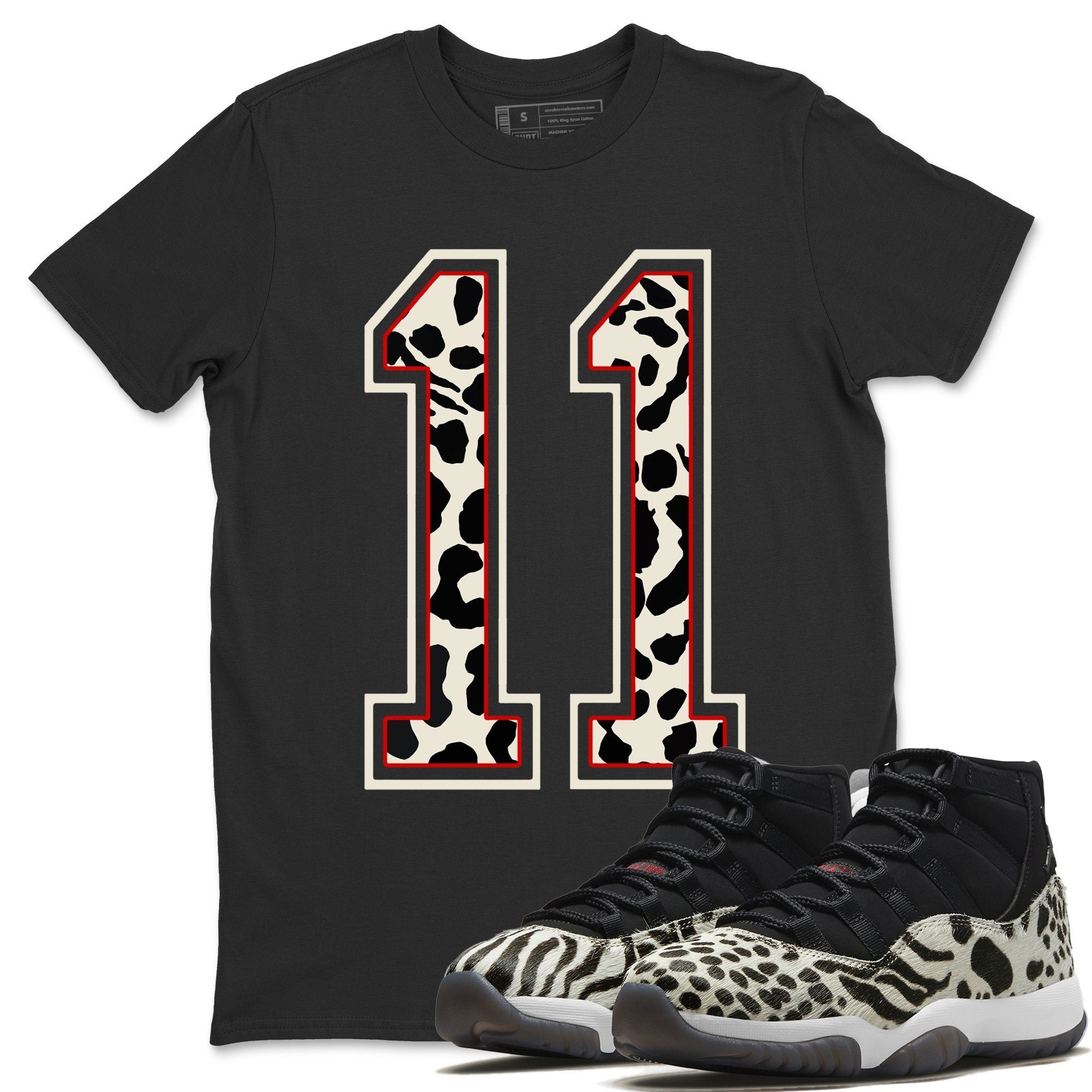 Texture 11 Unisex Tops - Air Jordan 11 Animal Instinct