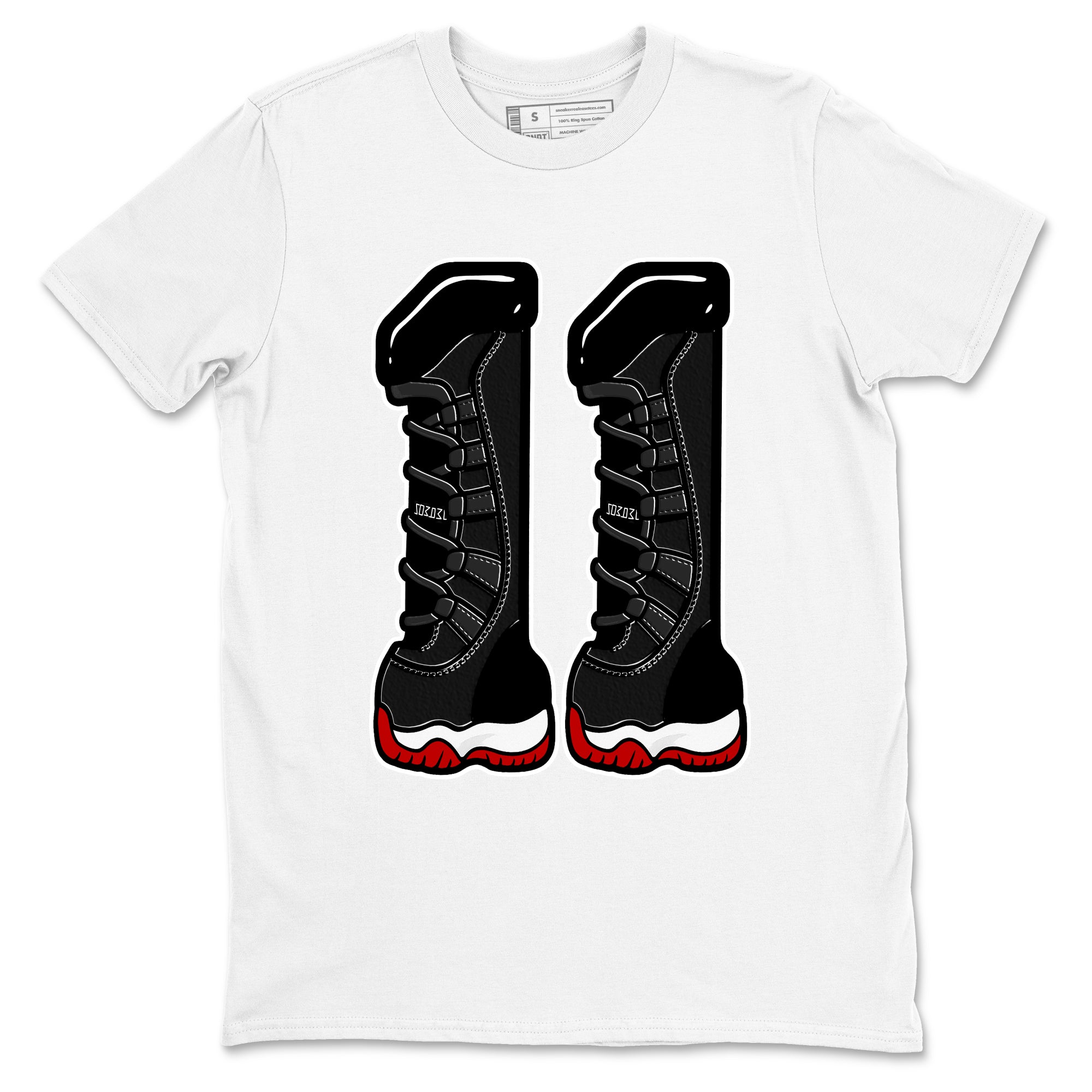 Number 11 snkmatch Tees - Air Jordan 11 Bred