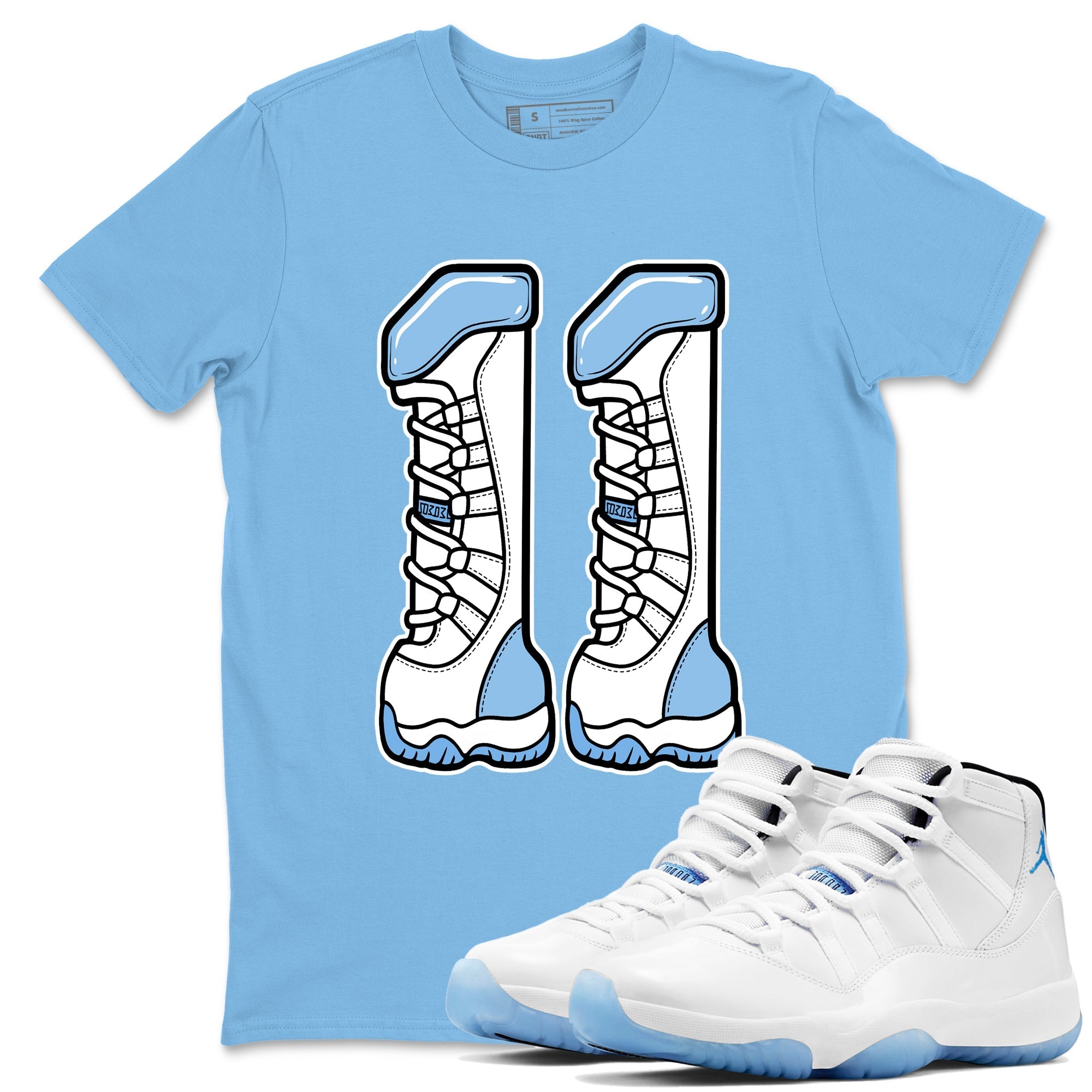 Number 11 snkmatch Tees - Air Jordan 11 Legend Blue