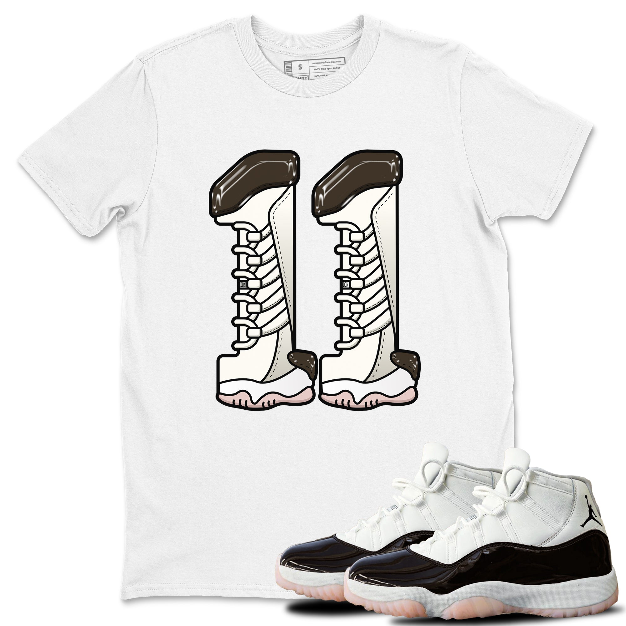 Number 11 snkmatch Tee - Air Jordan 11 Neapolitan