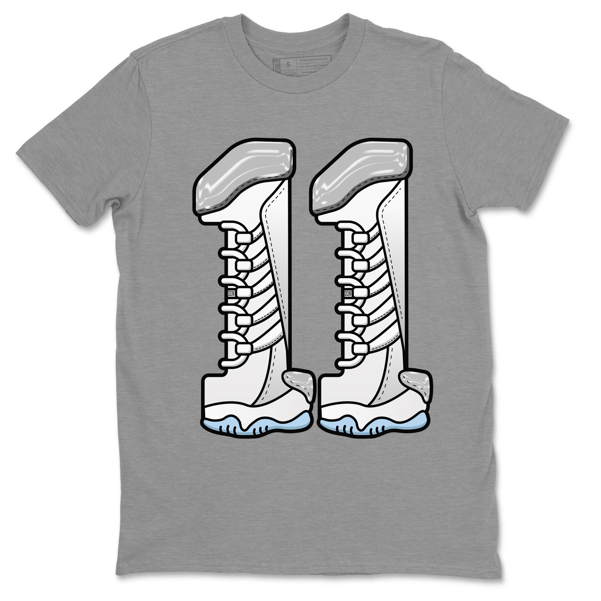 Number 11 Unisex Tops - Air Jordan 11 White Cement