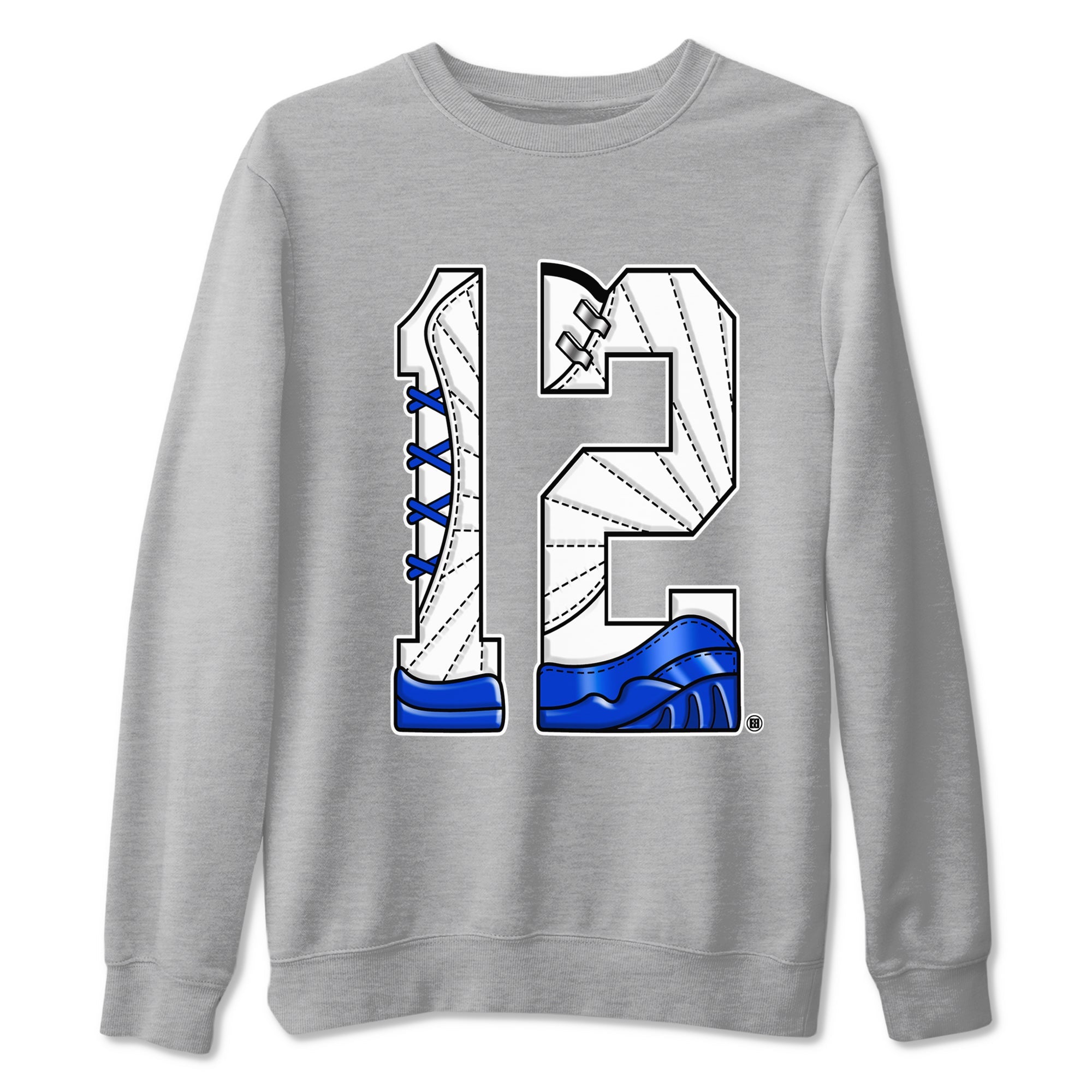 Number 12 snkmatch Tees - Air Jordan 12 Blueberry