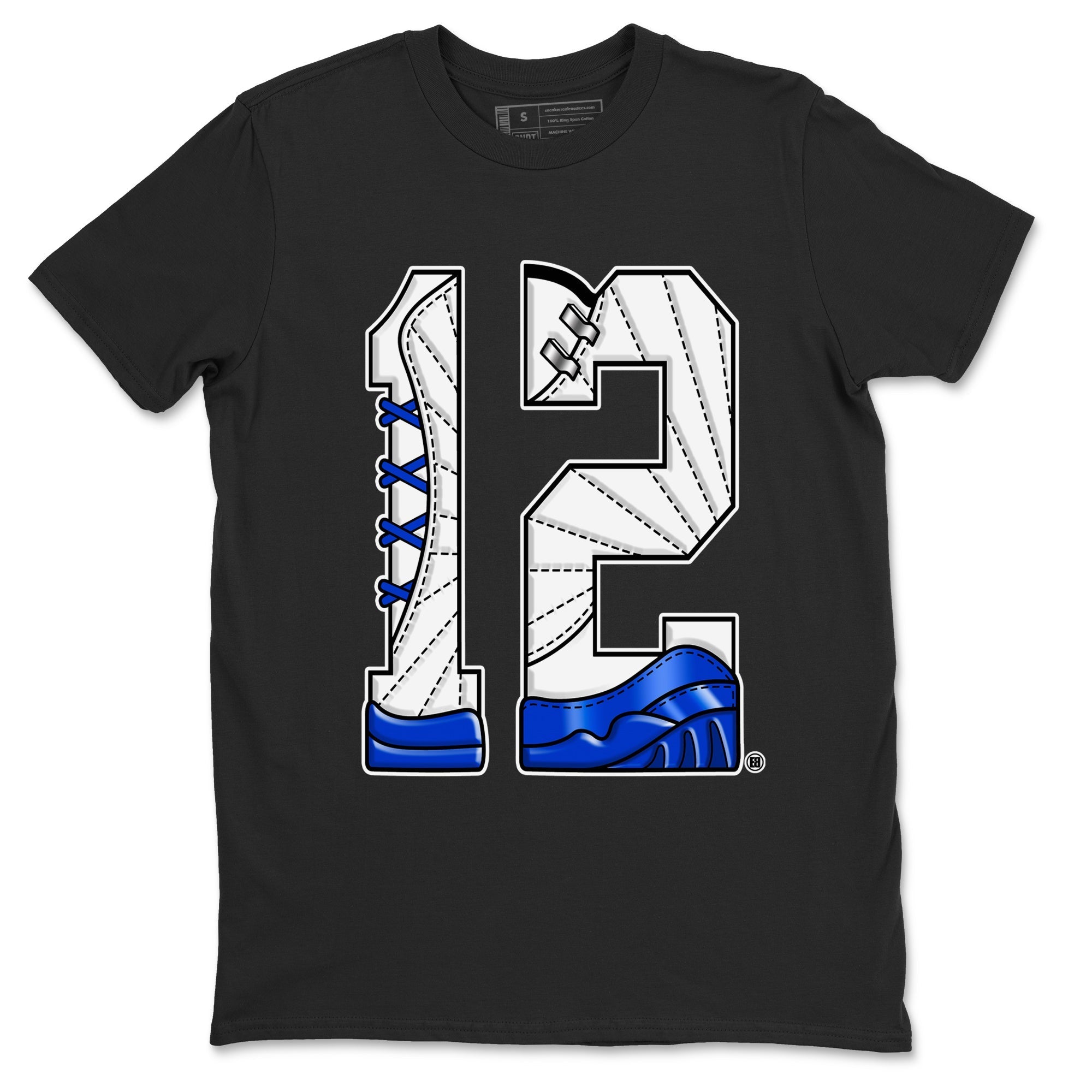 Number 12 snkmatch Tees - Air Jordan 12 Blueberry