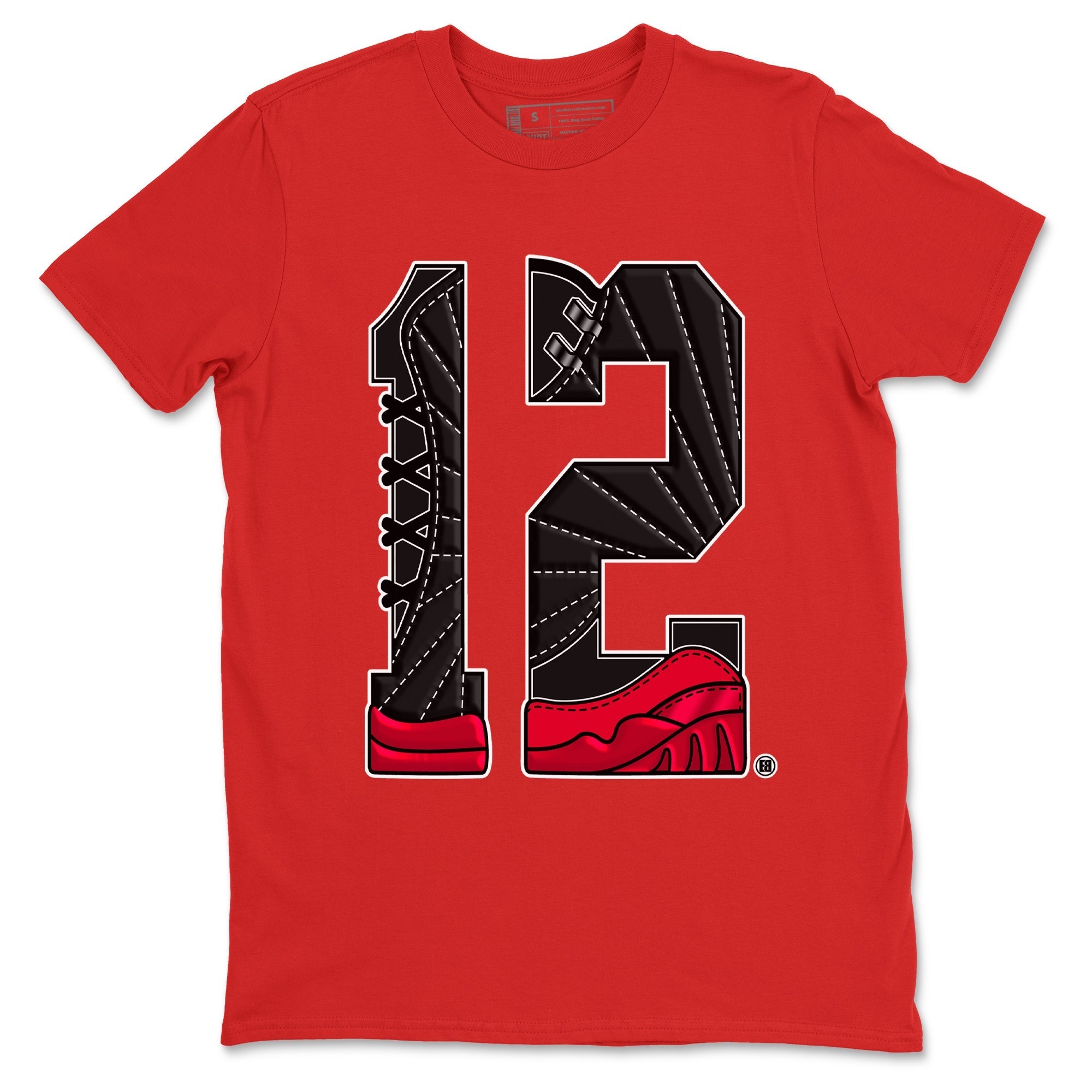 Number 12 snkmatch Tees - Air Jordan 12 Flu Game