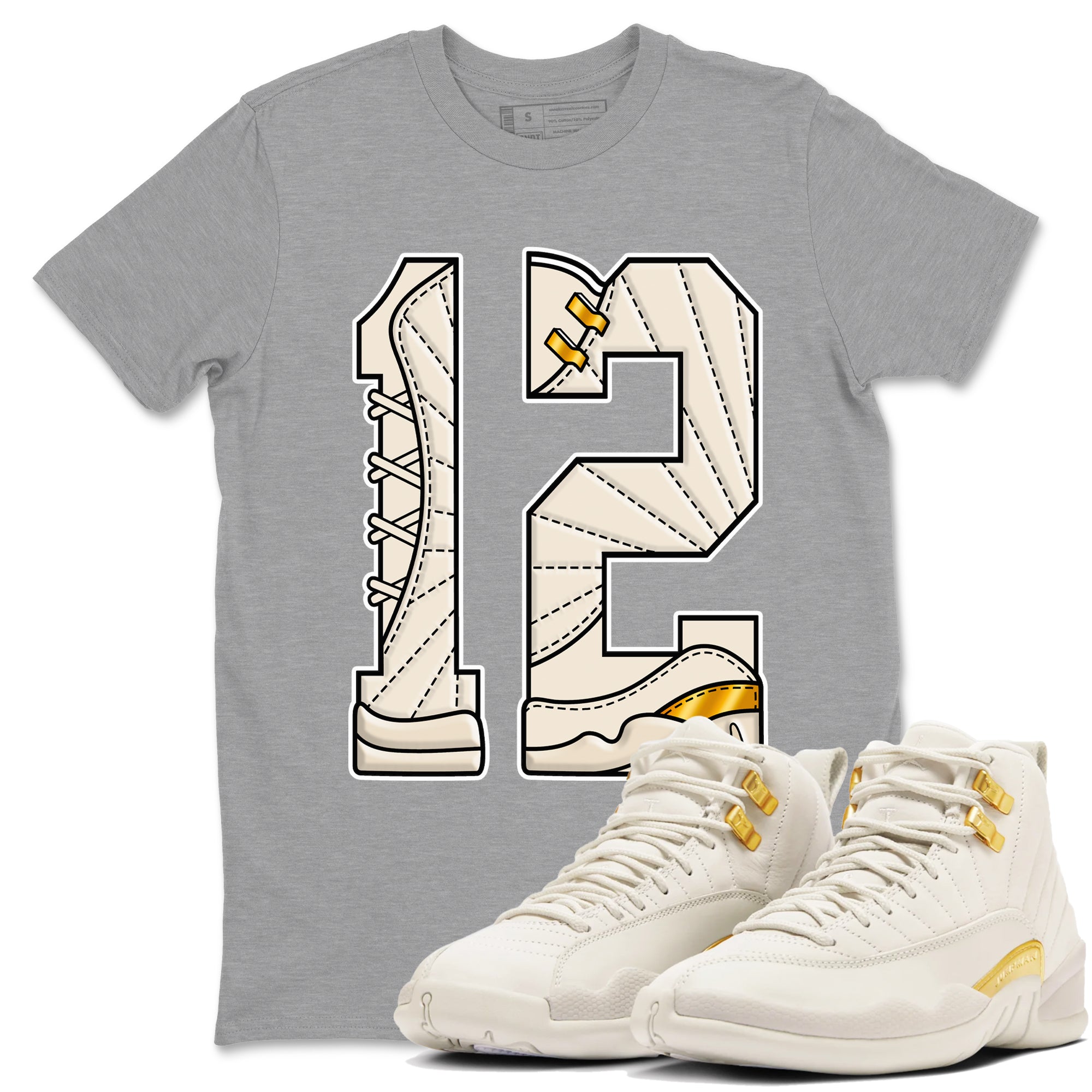 Number 12 snkmatch Tees - Air Jordan 12 Phantom