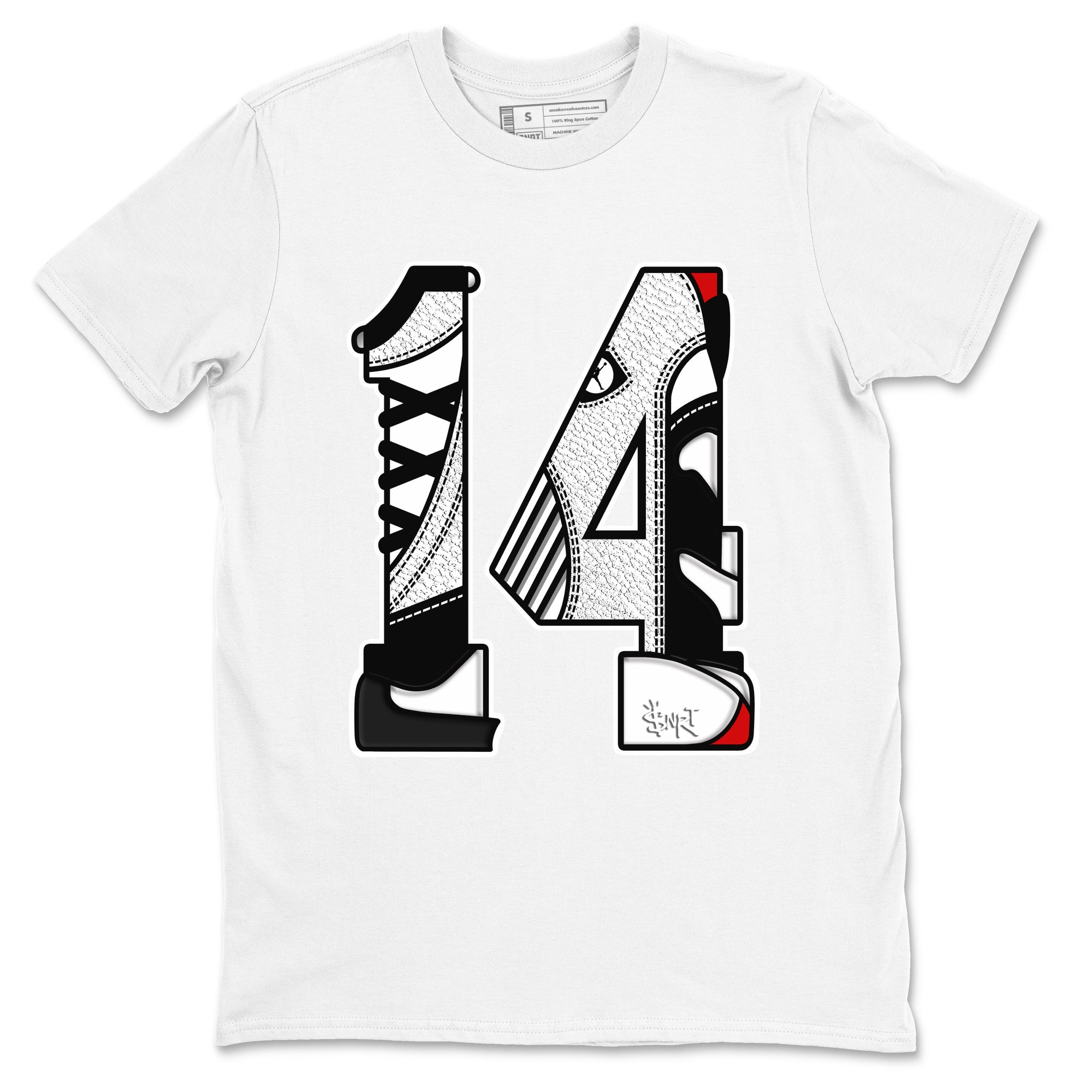 Number 14 snkmatch Tees - Air Jordan 14 Black Toe