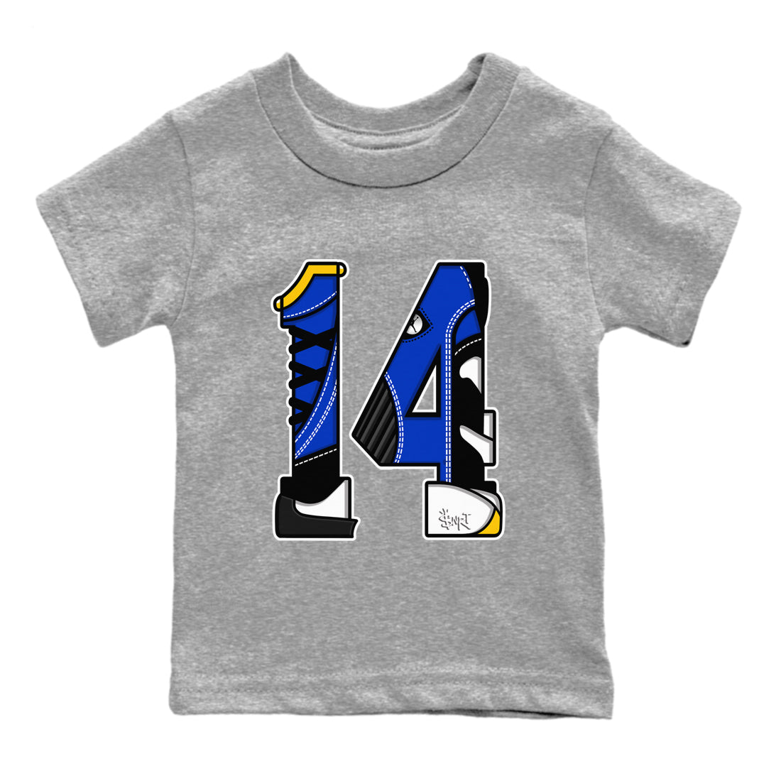 Number 14 snkmatch Tees Kids - Air Jordan 14 Laney