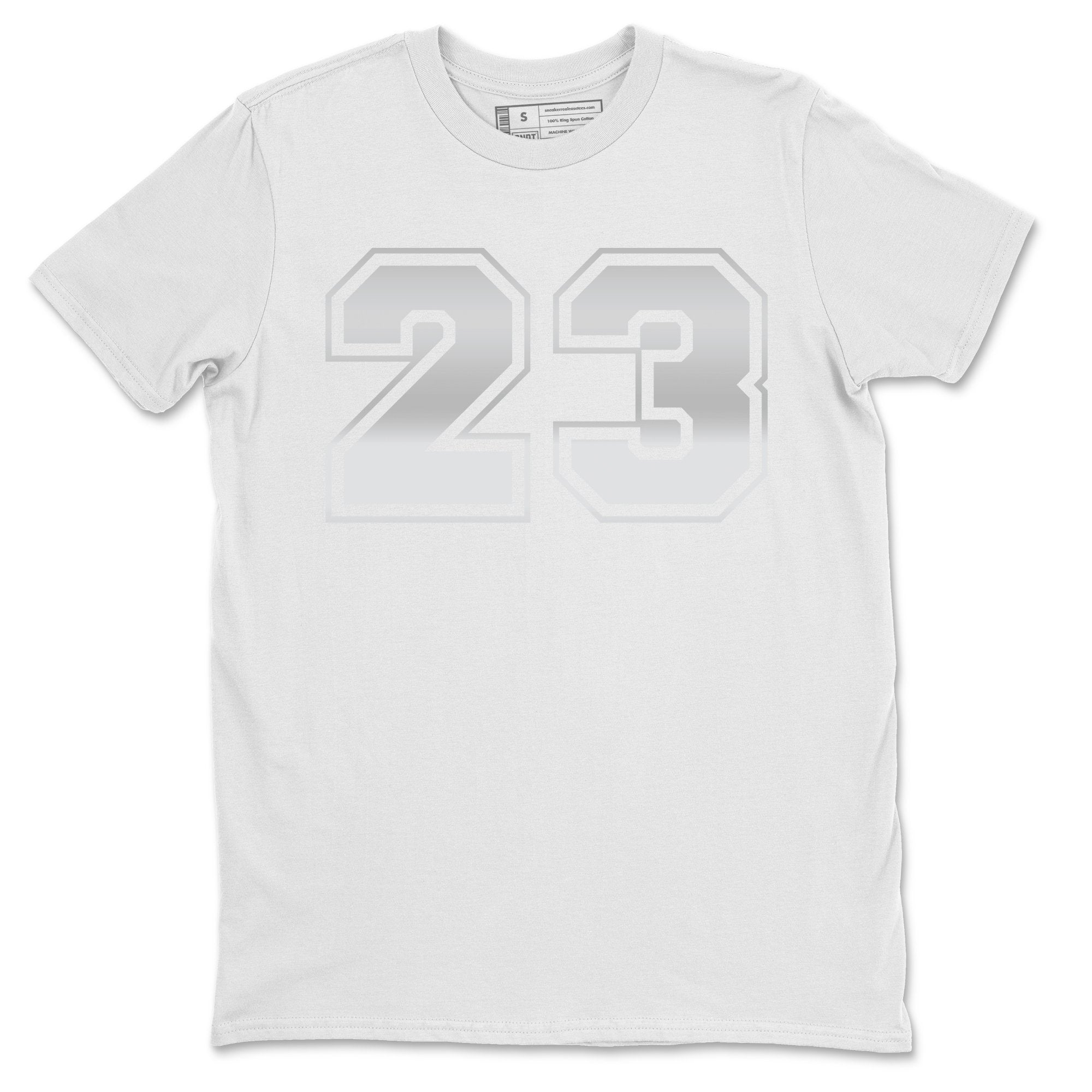 Number 23 Unisex Tops - Air Jordan 1 Silver Toe