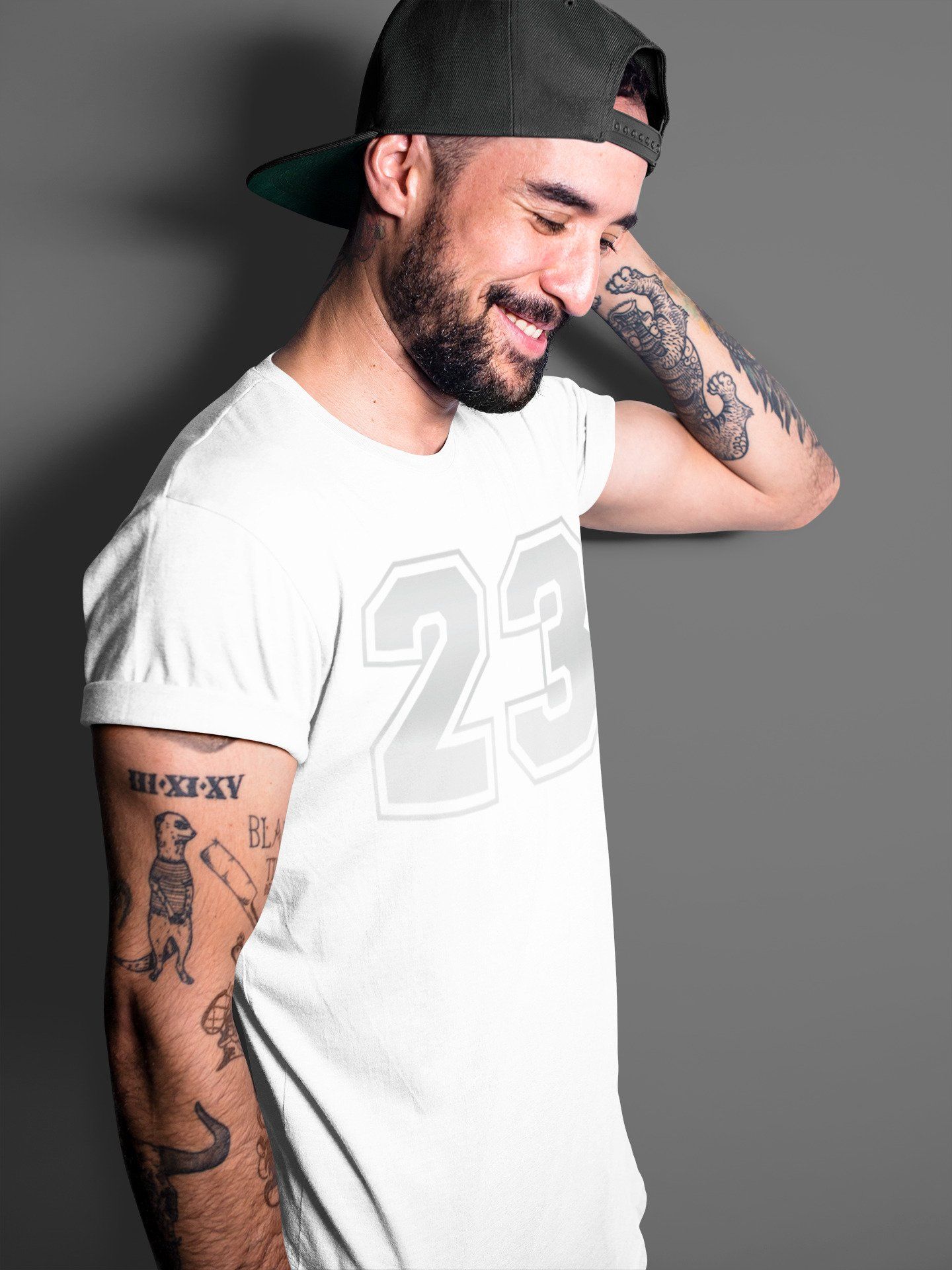 Number 23 Unisex Tops - Air Jordan 1 Silver Toe