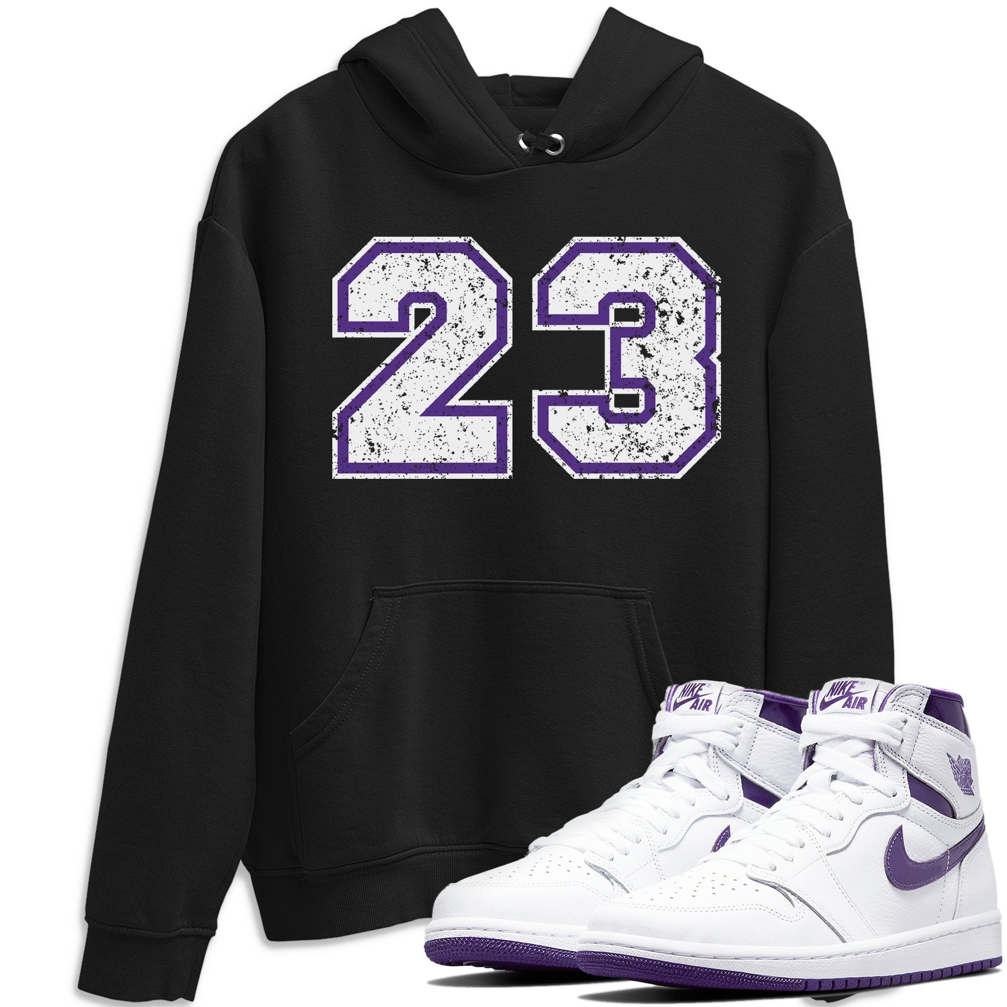 Number 23 Unisex Tops - Air Jordan 1 WMNS Court Purple
