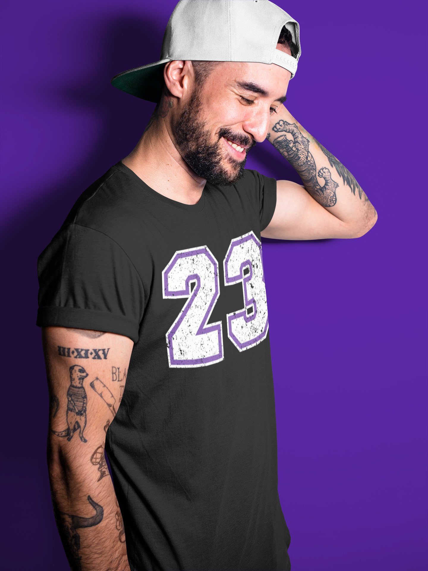 Number 23 Unisex Tops - Air Jordan 1 WMNS Court Purple