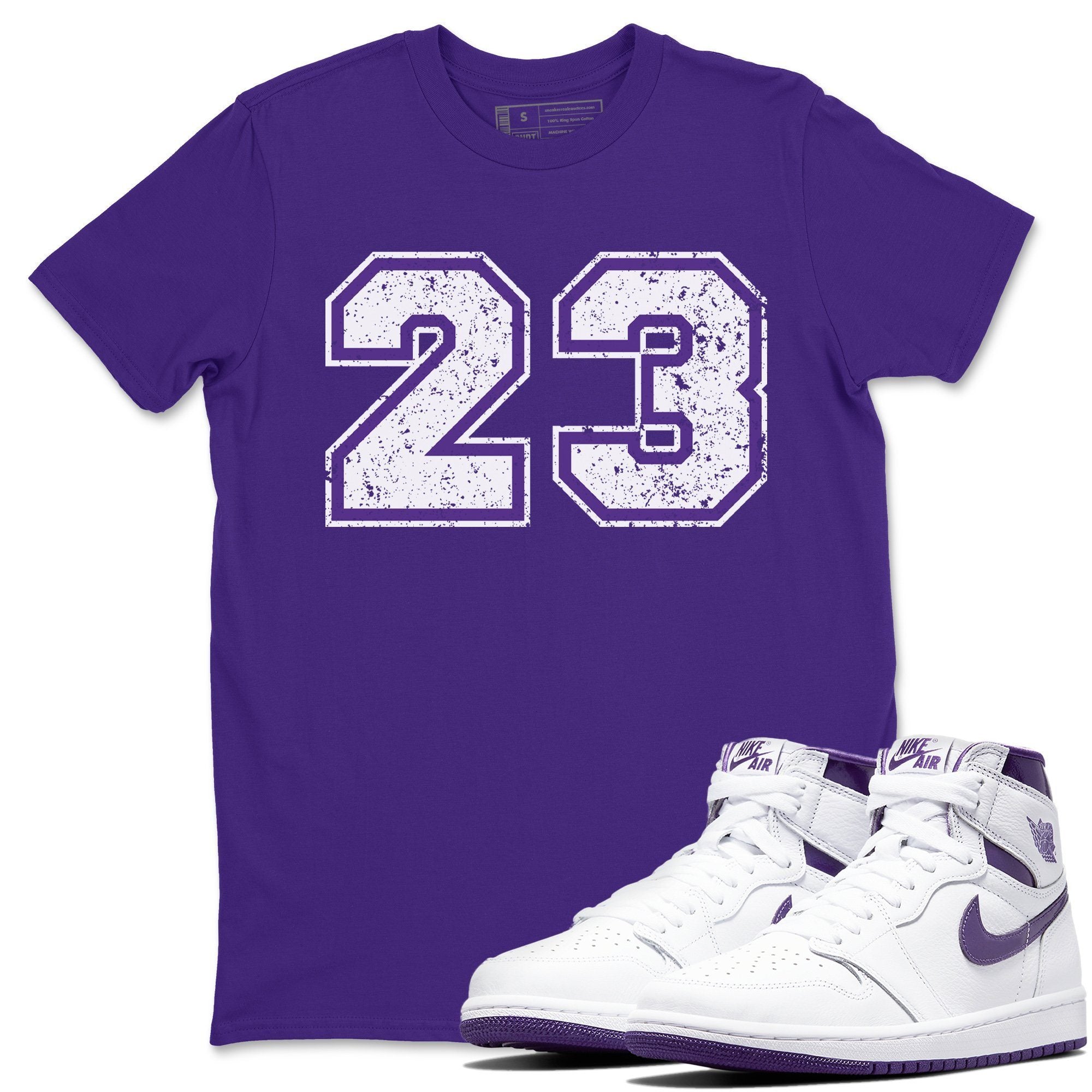 Number 23 Unisex Tops - Air Jordan 1 WMNS Court Purple