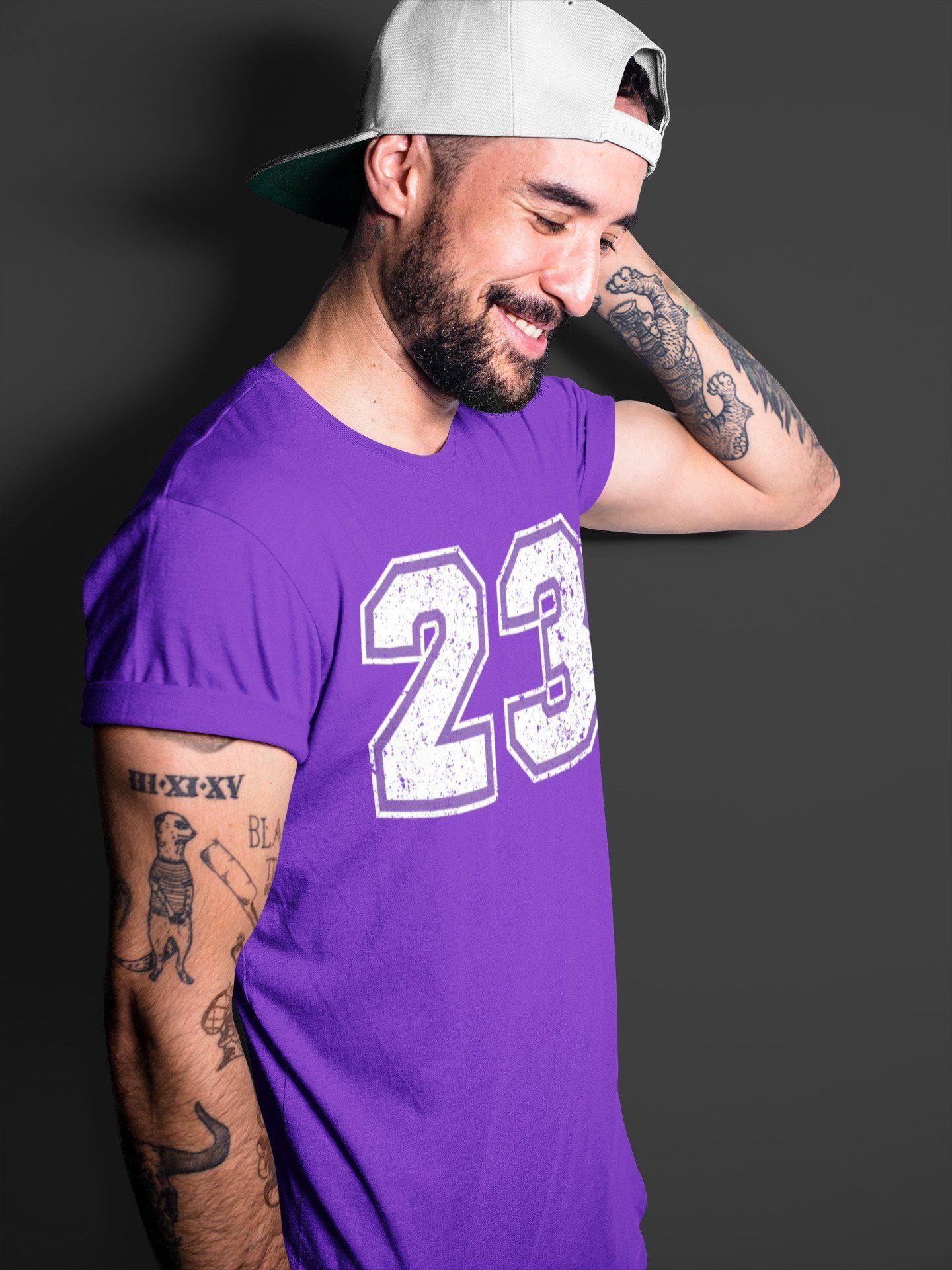 Number 23 Unisex Tops - Air Jordan 1 WMNS Court Purple