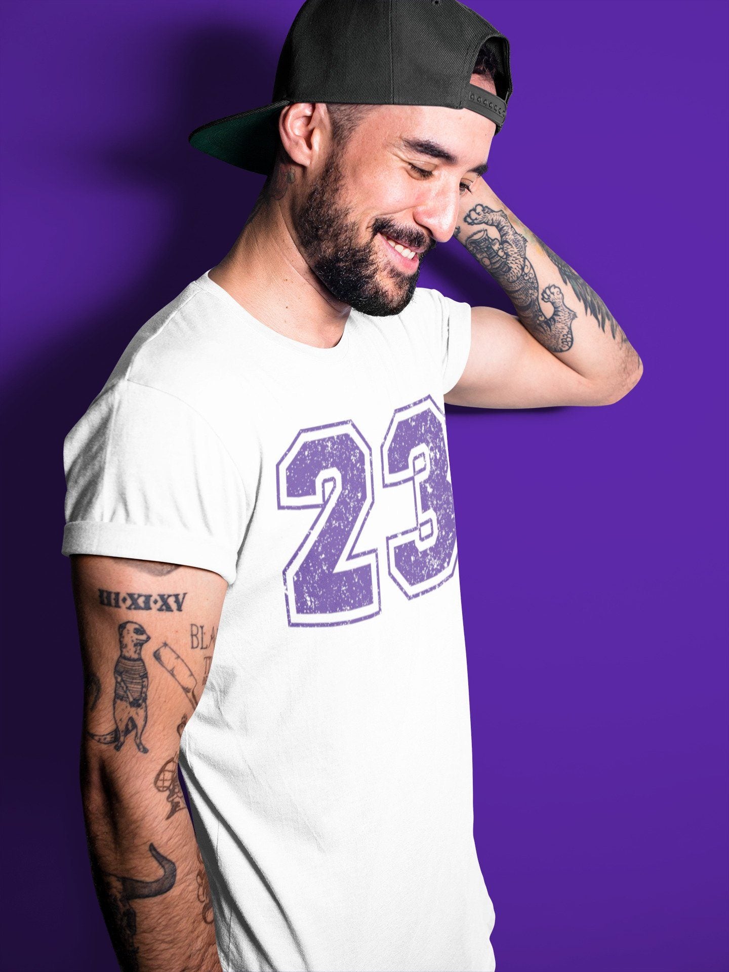 Number 23 Unisex Tops - Air Jordan 1 WMNS Court Purple