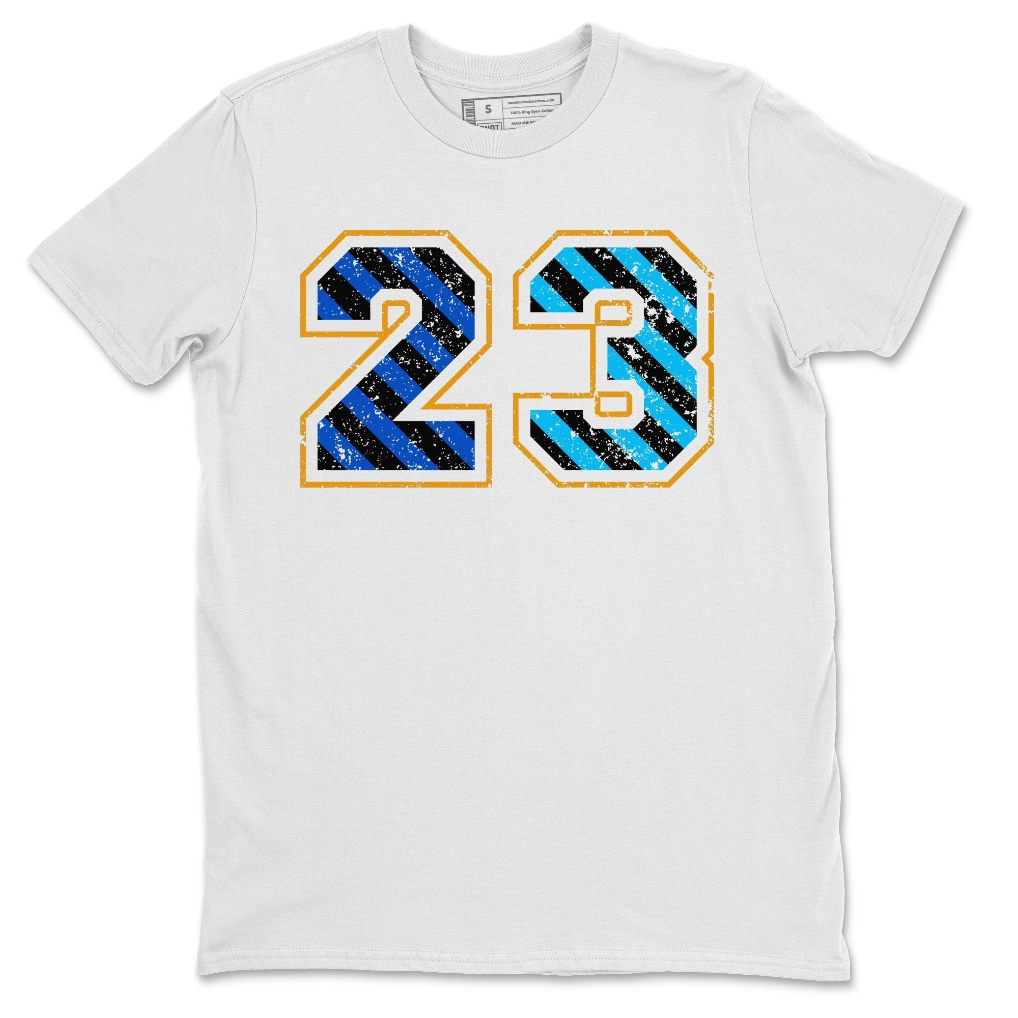 Number 23 Unisex Tops - Air Jordan 2 OFF-WHITE Black Blue