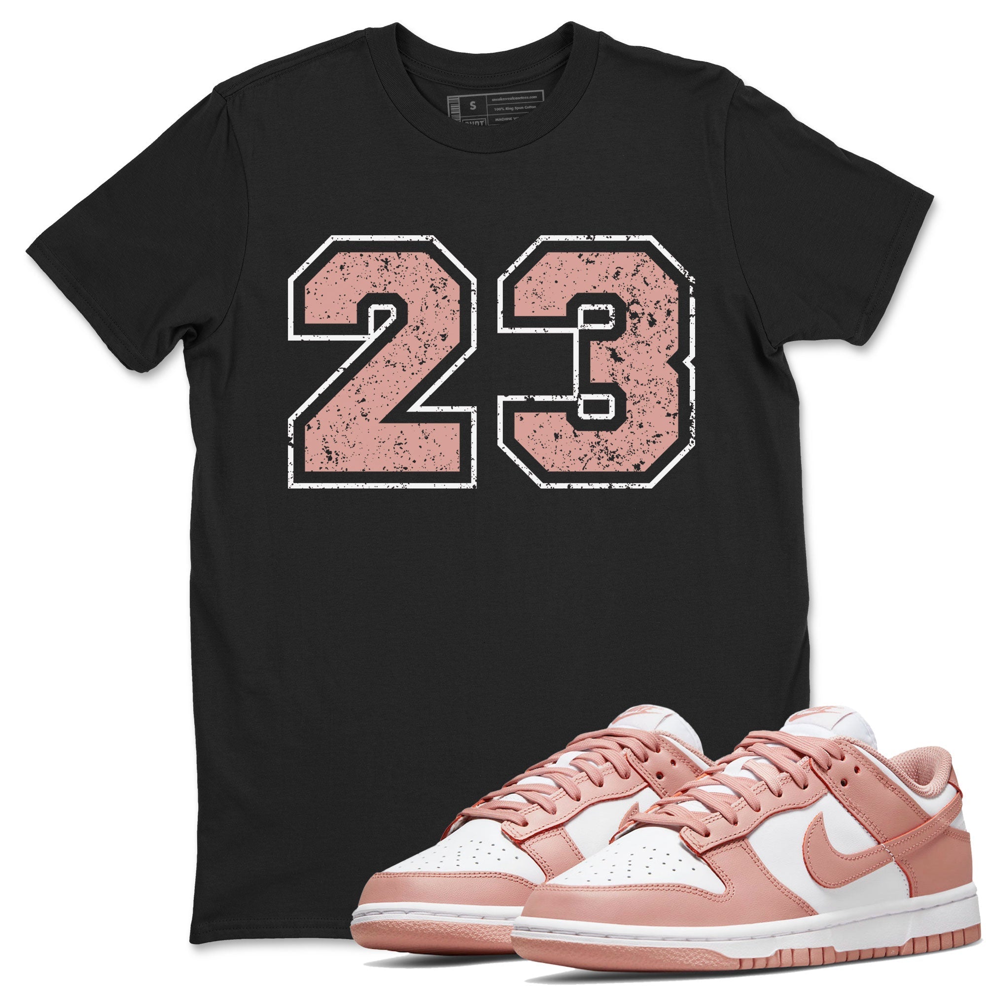 Number 23 snkmatch Tee - Dunk Rose Whisper