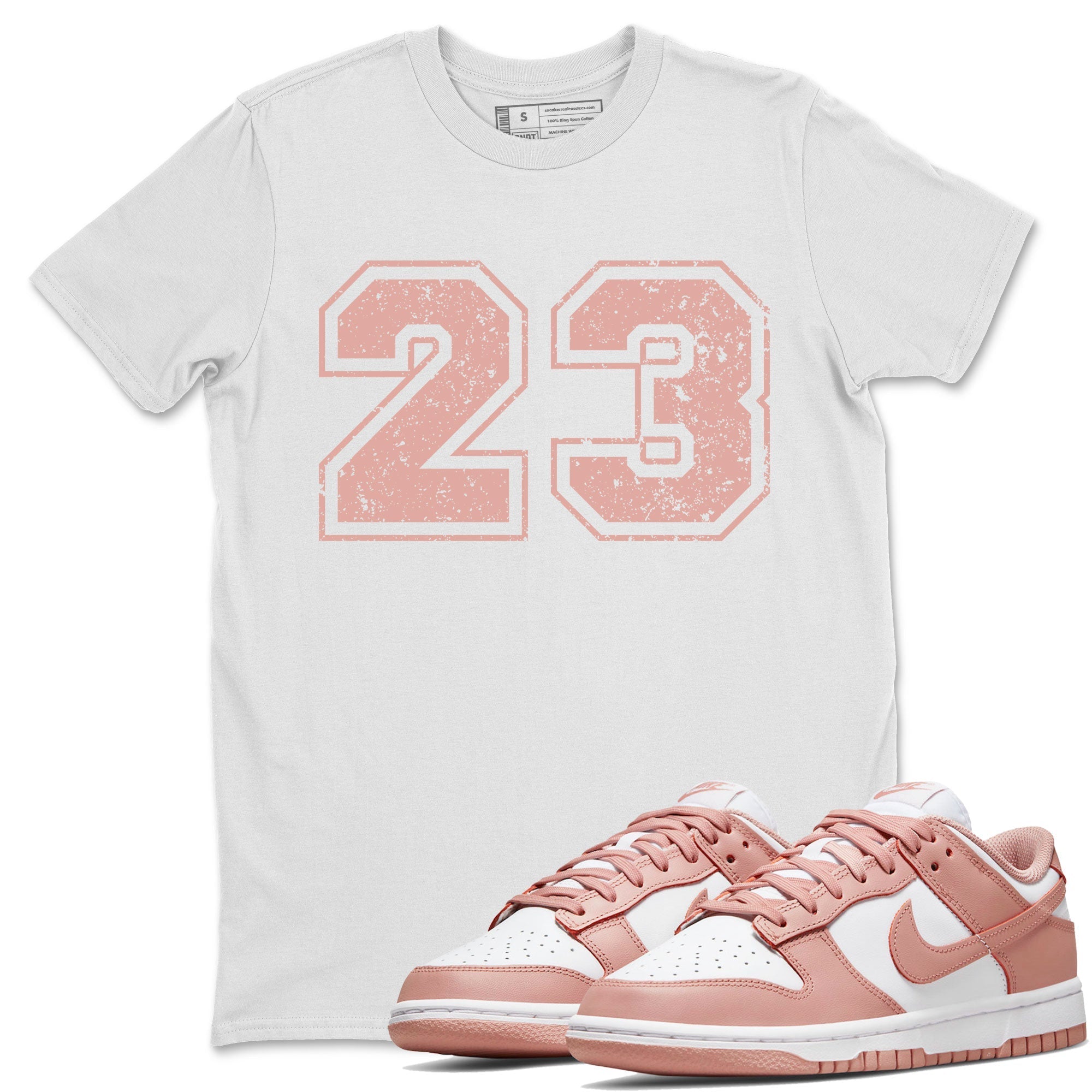 Number 23 snkmatch Tee - Dunk Rose Whisper