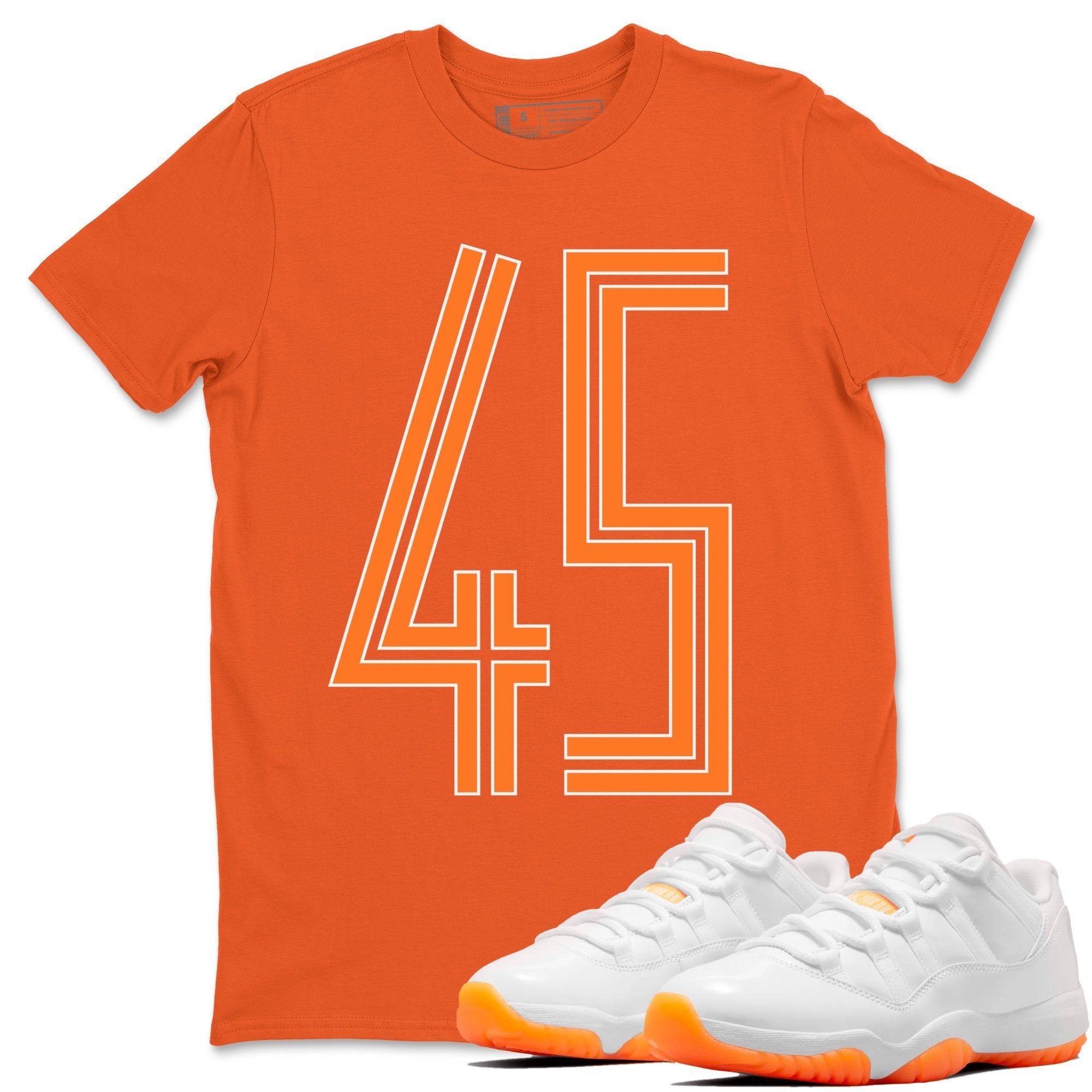 Number 45 Unisex Tops - Air Jordan 11 Citrus