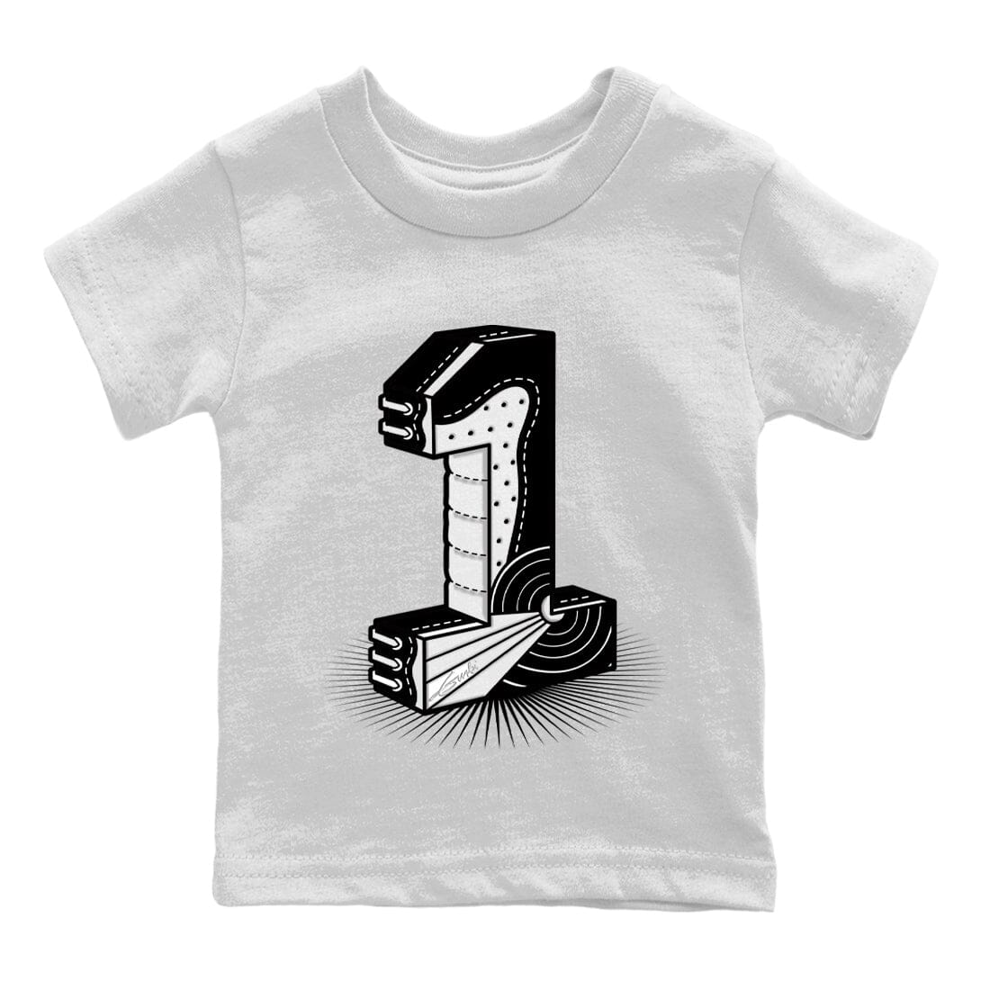 Number Statue Kids Tops - Air Jordan 1 Homage