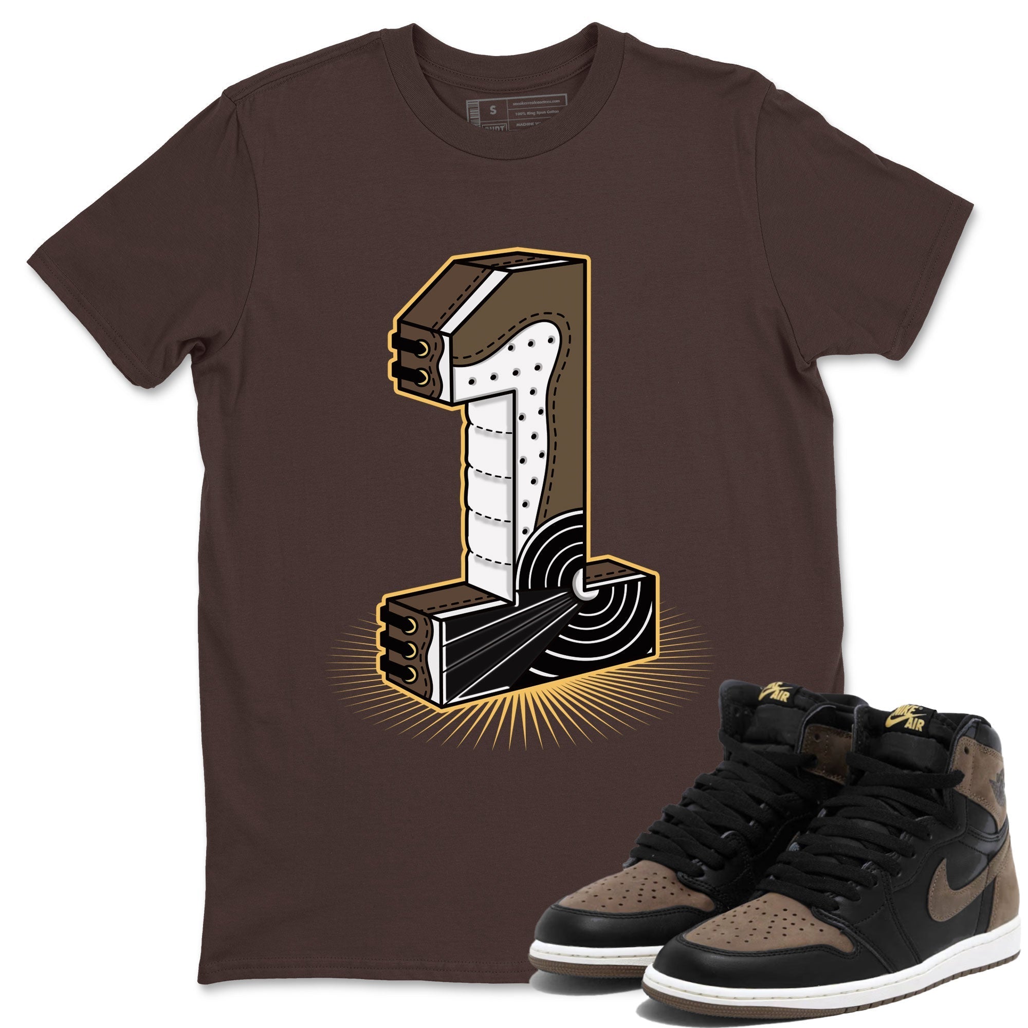 Number Statue snkmatch Tee - Air Jordan 1 Palomino