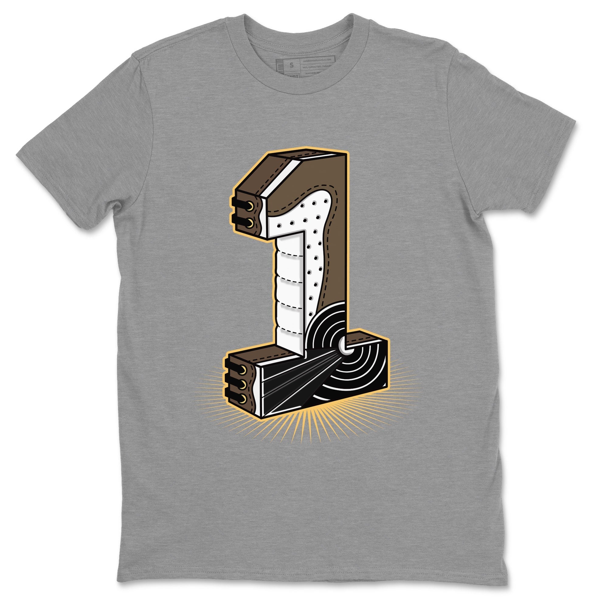 Number Statue snkmatch Tee - Air Jordan 1 Palomino