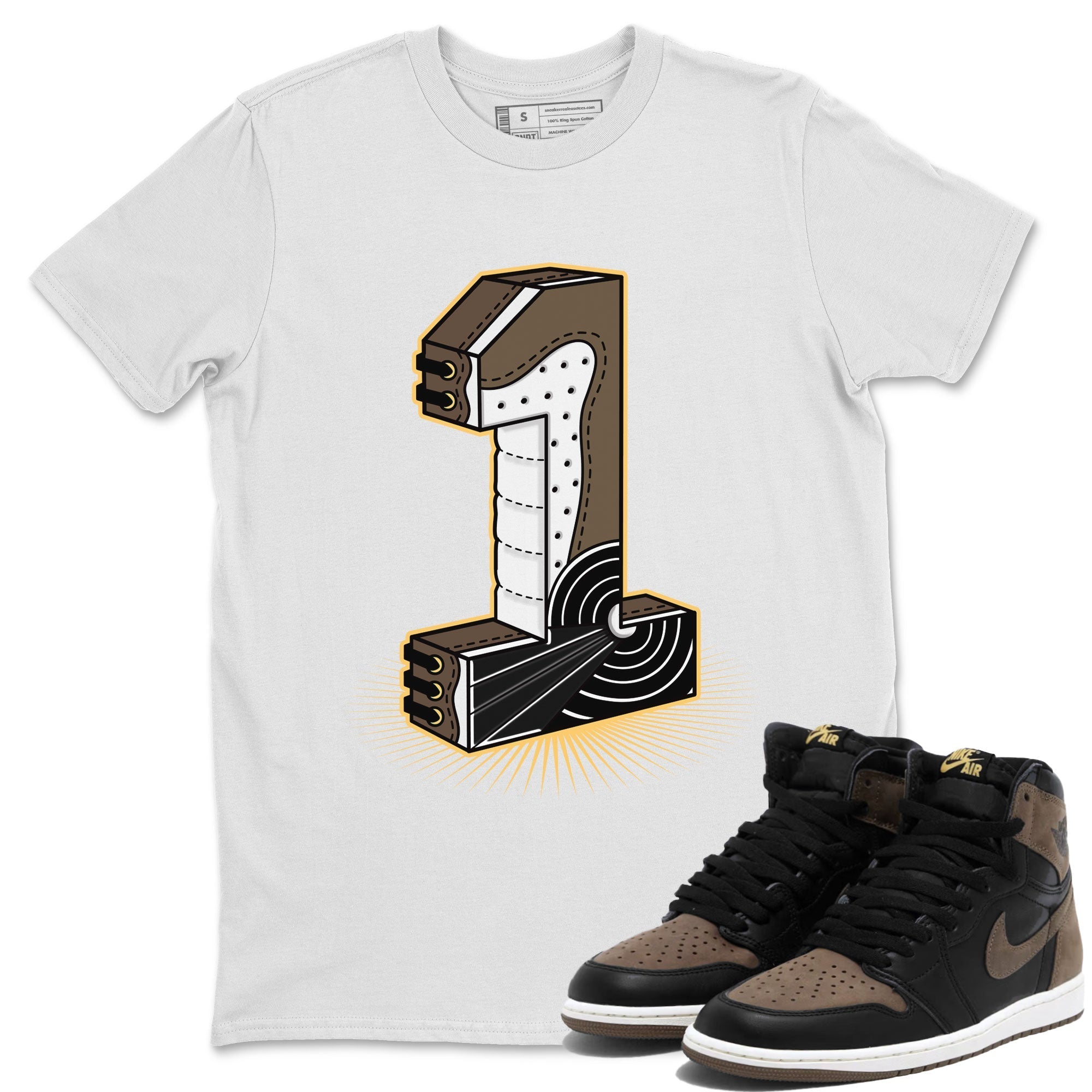 Number Statue snkmatch Tee - Air Jordan 1 Palomino