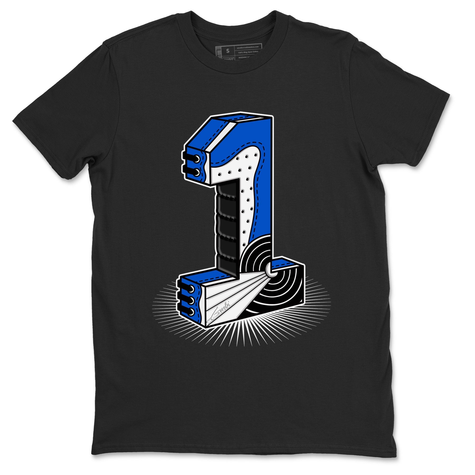 Number Statue snkmatch Tee - Air Jordan 1 Royal Reimagined