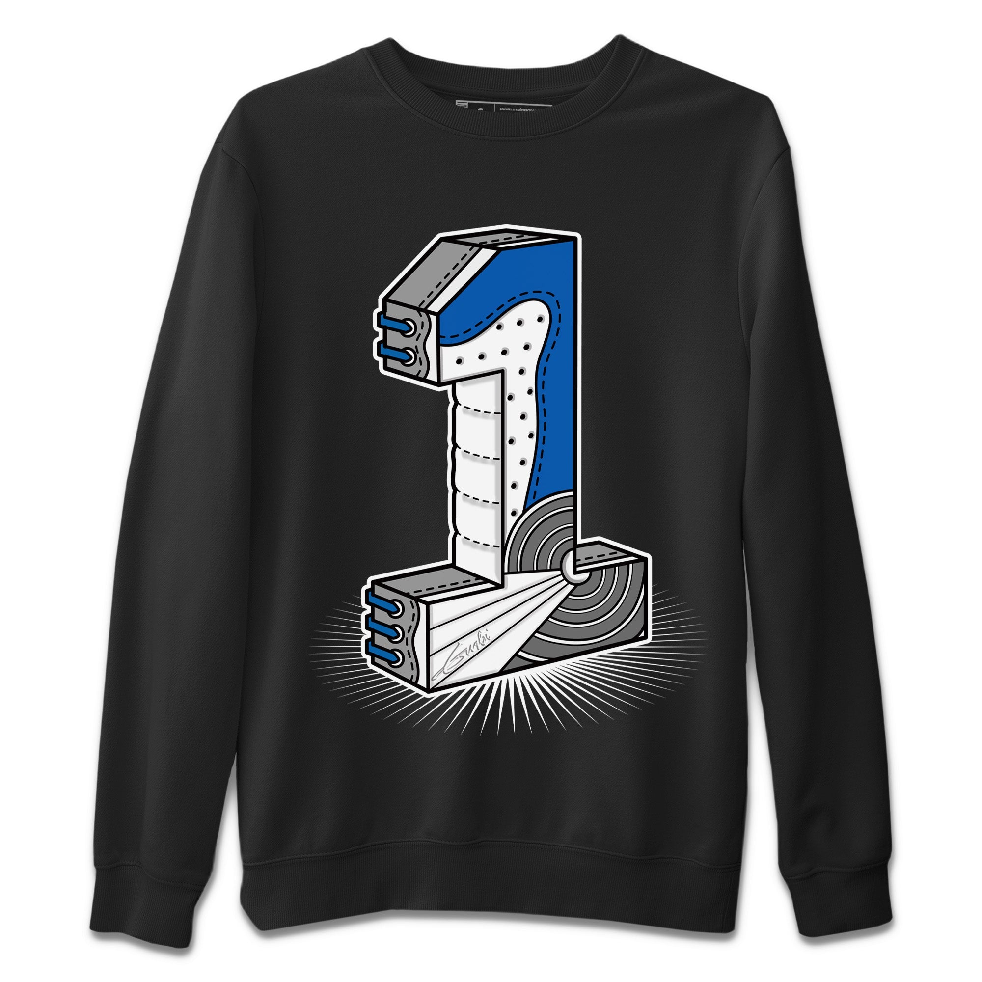 Number Statue Unisex Tops - Air Jordan 1 True Blue