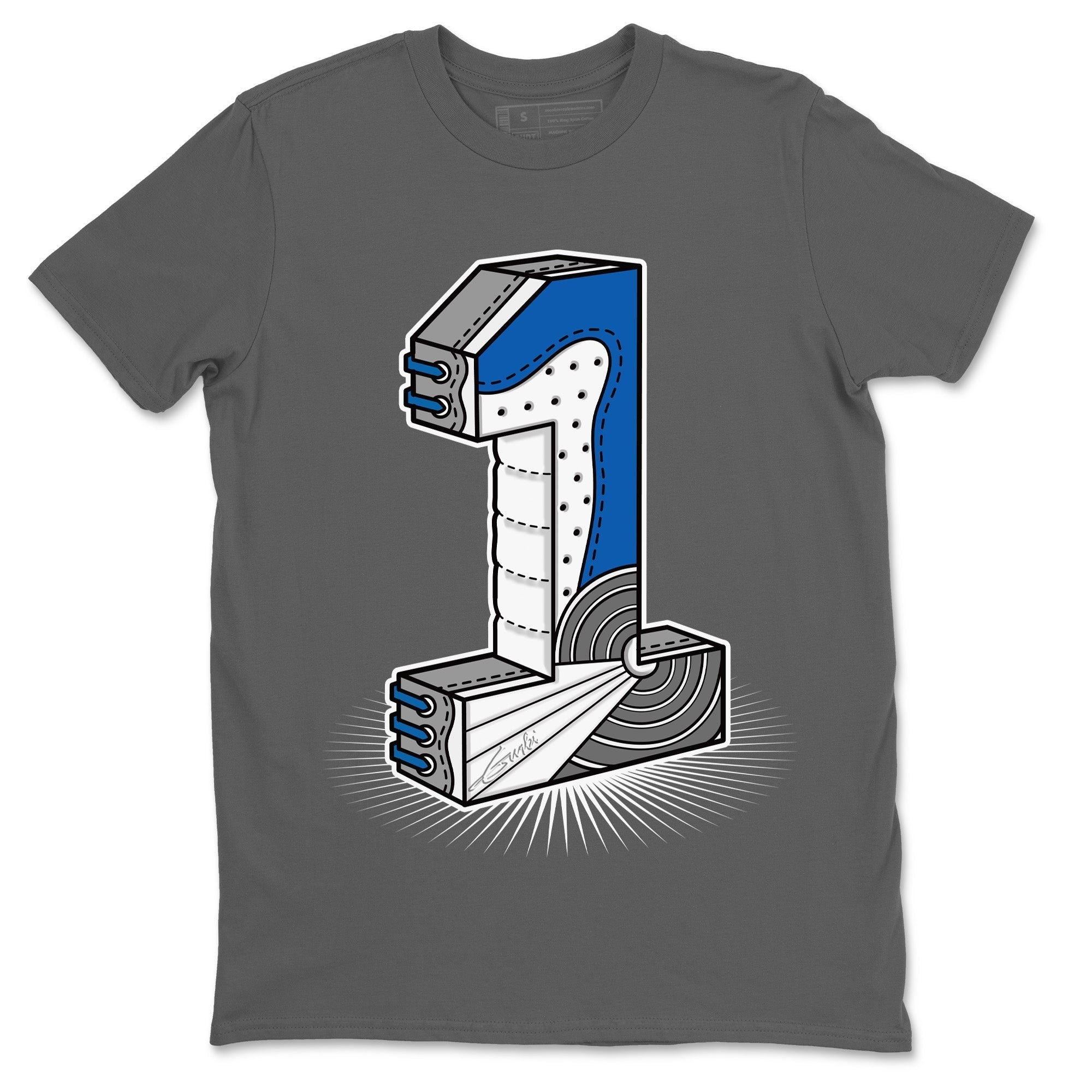 Number Statue Unisex Tops - Air Jordan 1 True Blue
