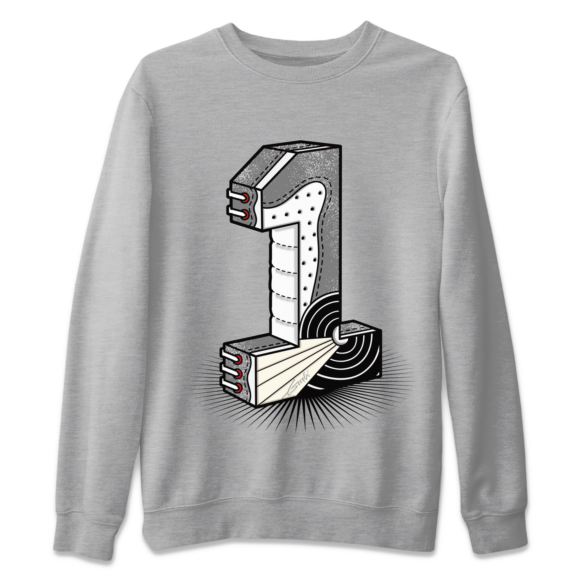 Number Statue Unisex Tops - Air Jordan 1 Washed Heritage