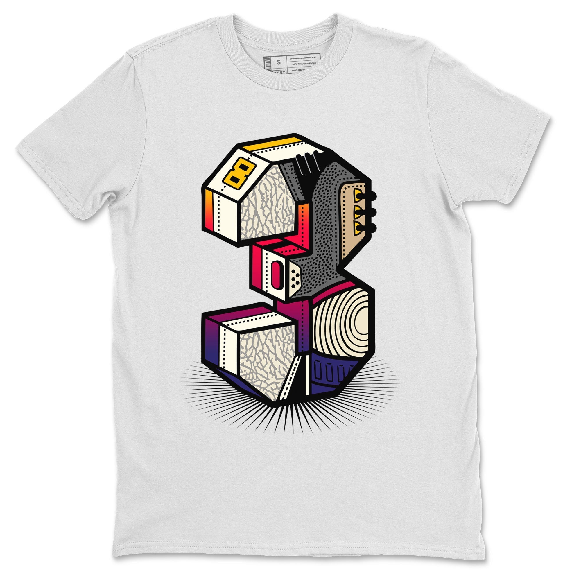 Number Statue snkmatch Tee - Air Jordan 3 J Balvin