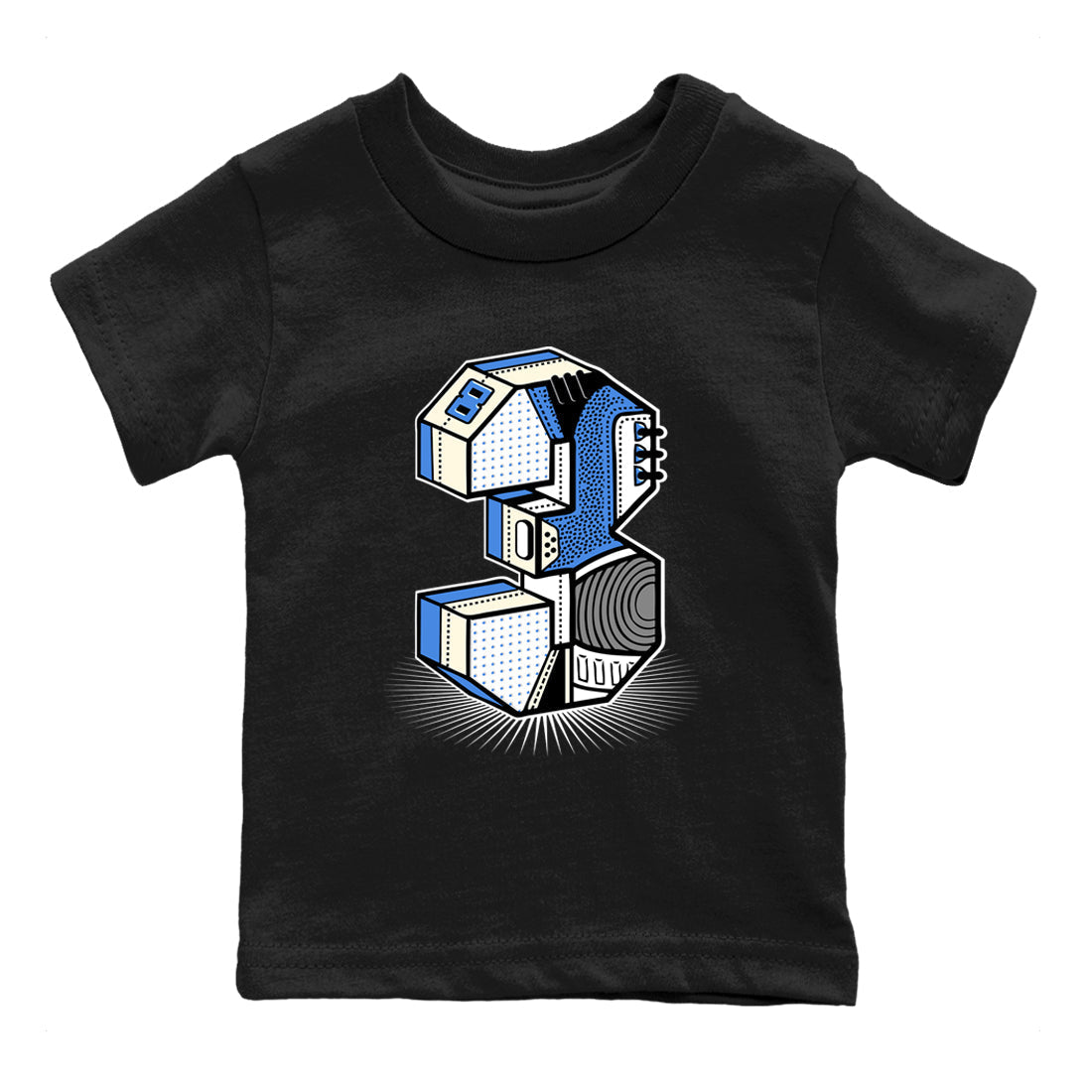 Number Statue snkmatch Tees Kids - Air Jordan 3 Lucky Shorts