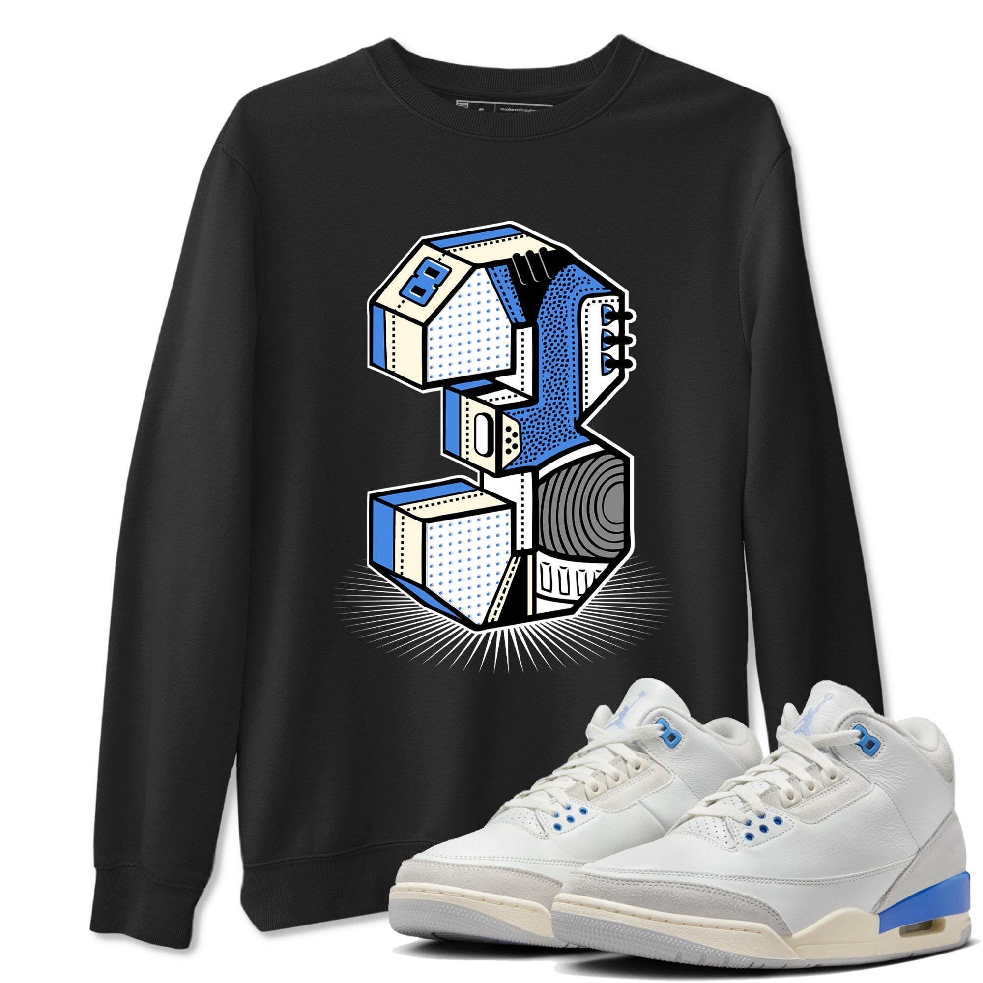 Number Statue snkmatch Tees - Air Jordan 3 Lucky Shorts
