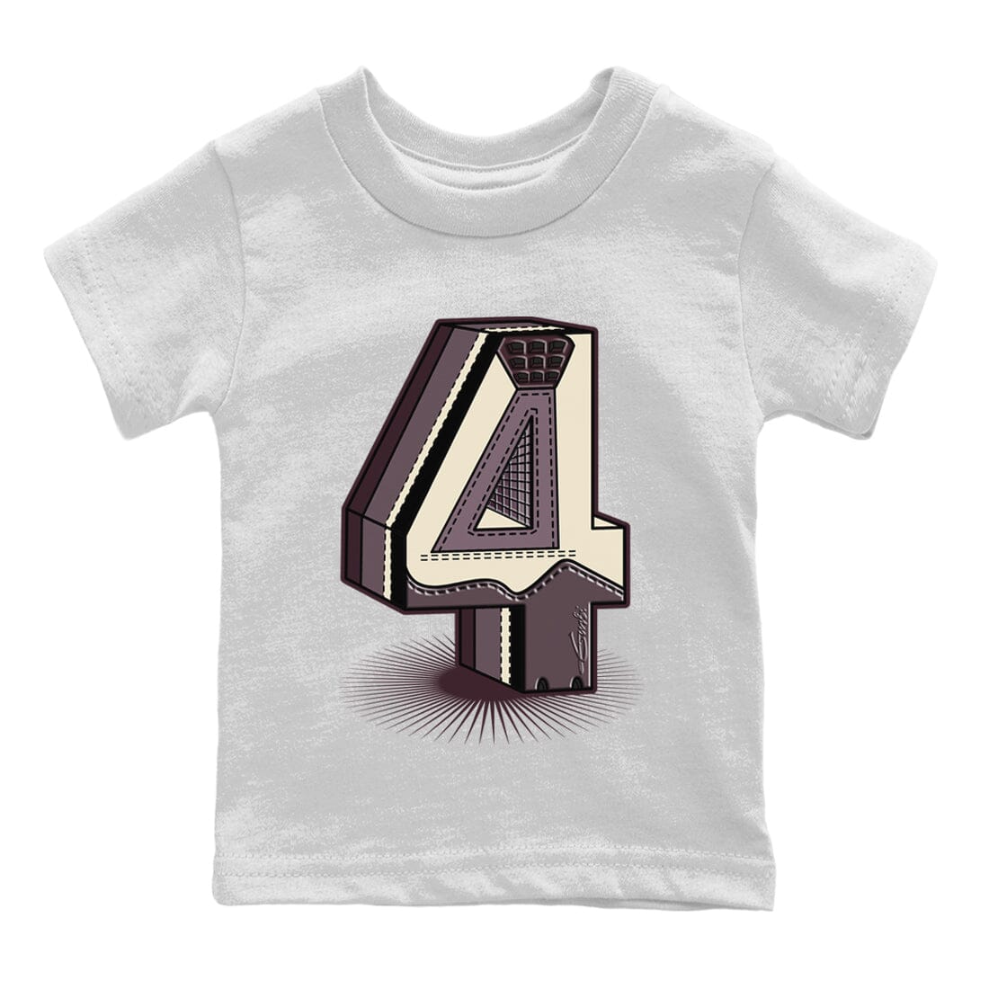 Number Statue Kids Tops - Air Jordan 4 A Ma Maniere