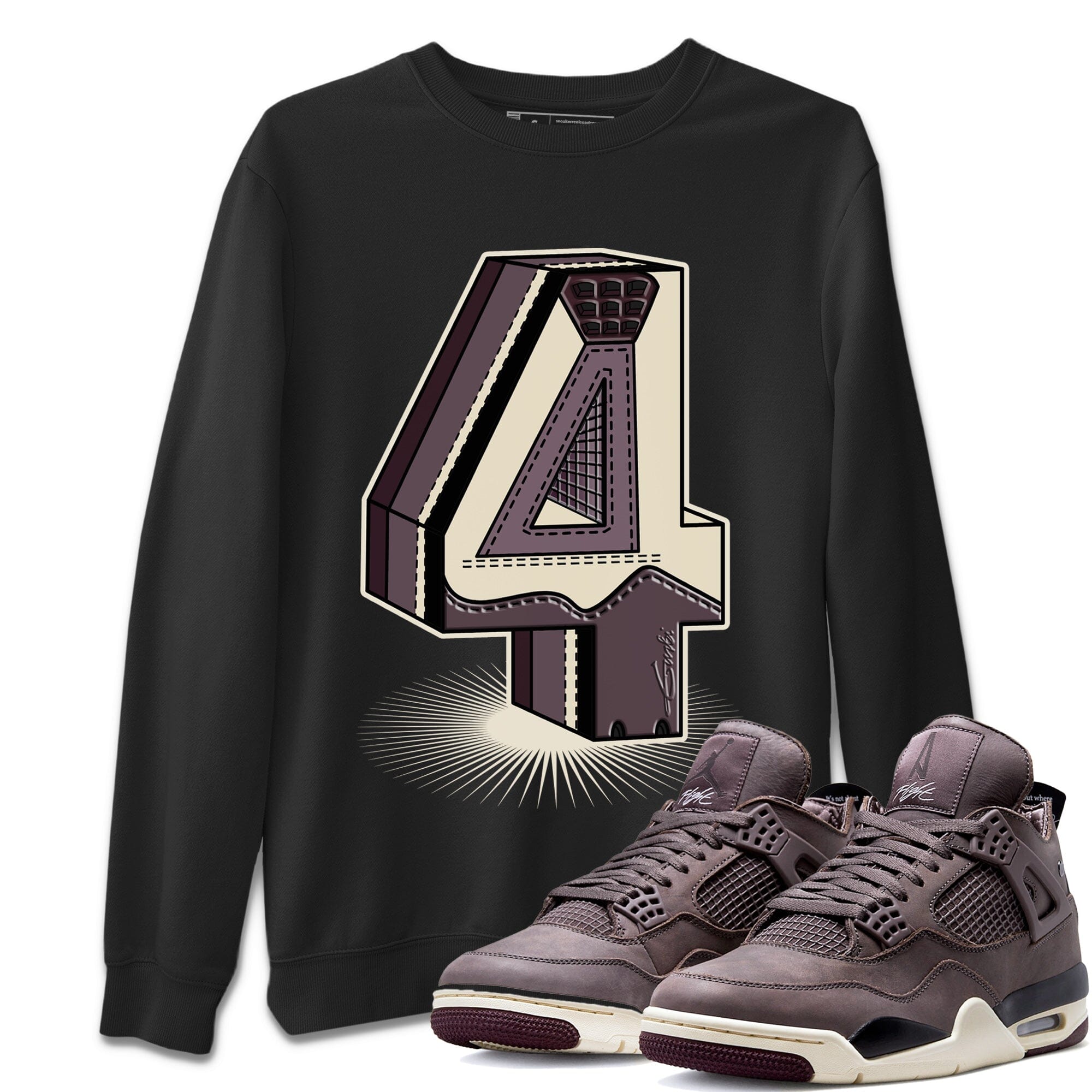 Number Statue Unisex Tops - Air Jordan 4 A Ma Maniere