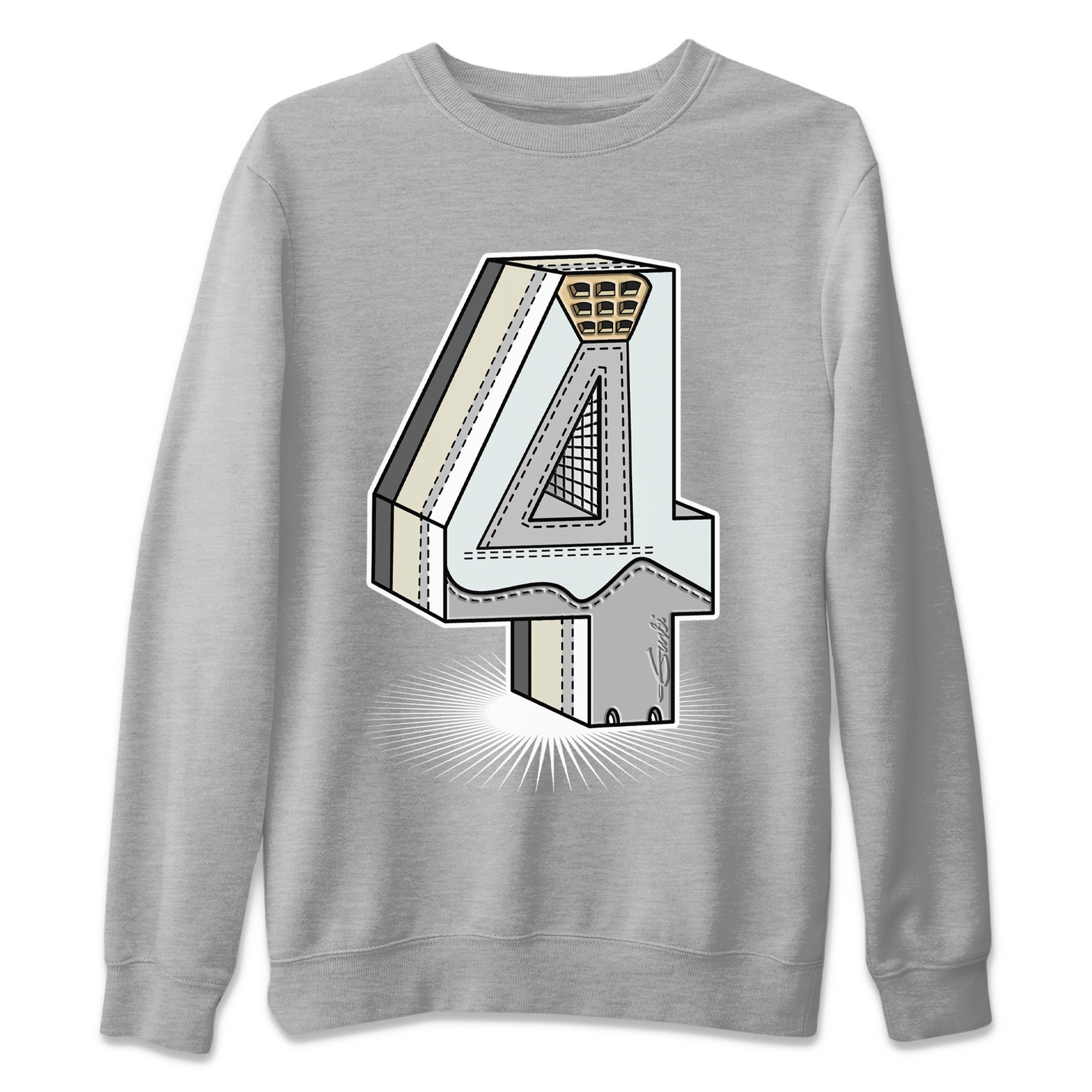 Number Statue Unisex Tops - Air Jordan 4 Craft