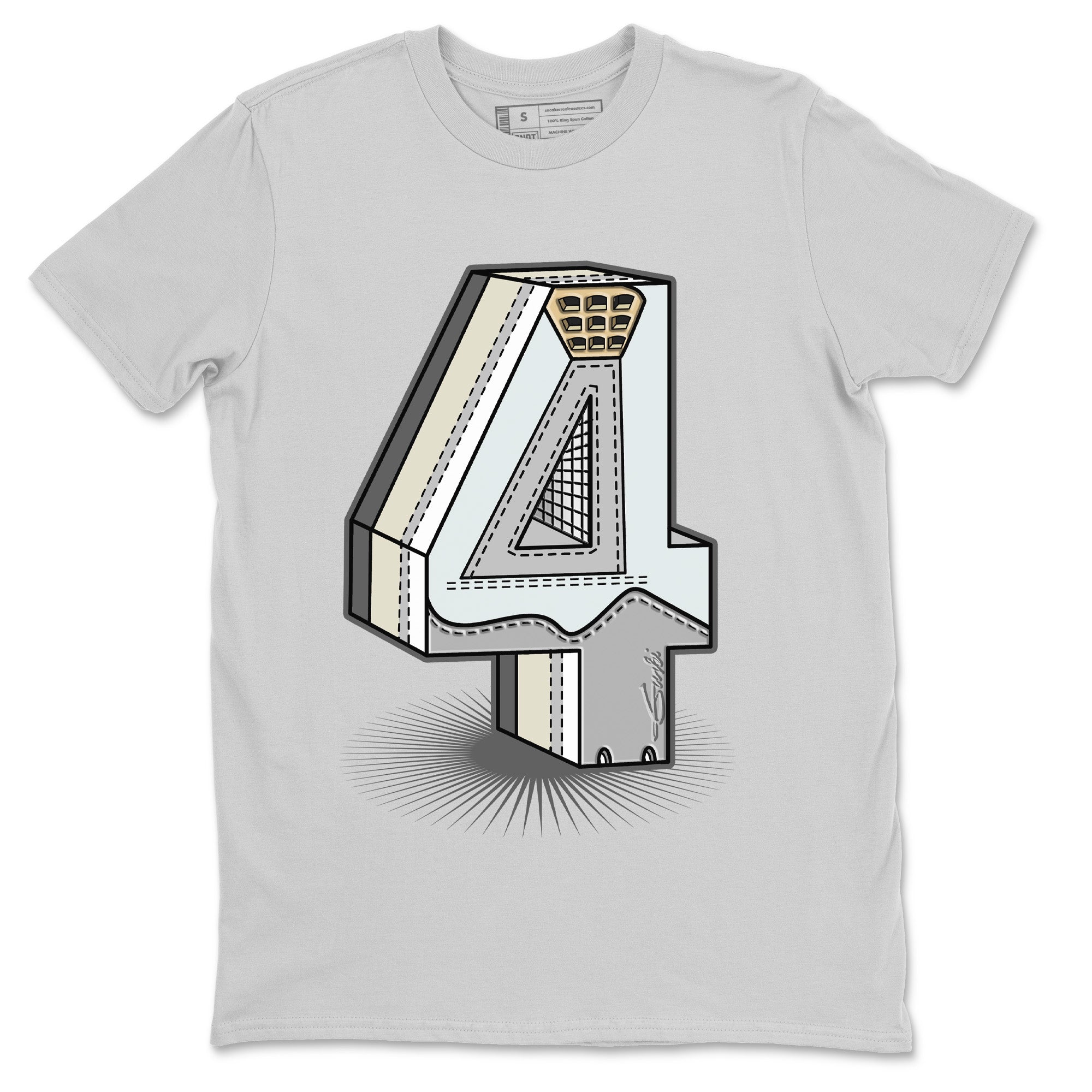 Number Statue Unisex Tops - Air Jordan 4 Craft