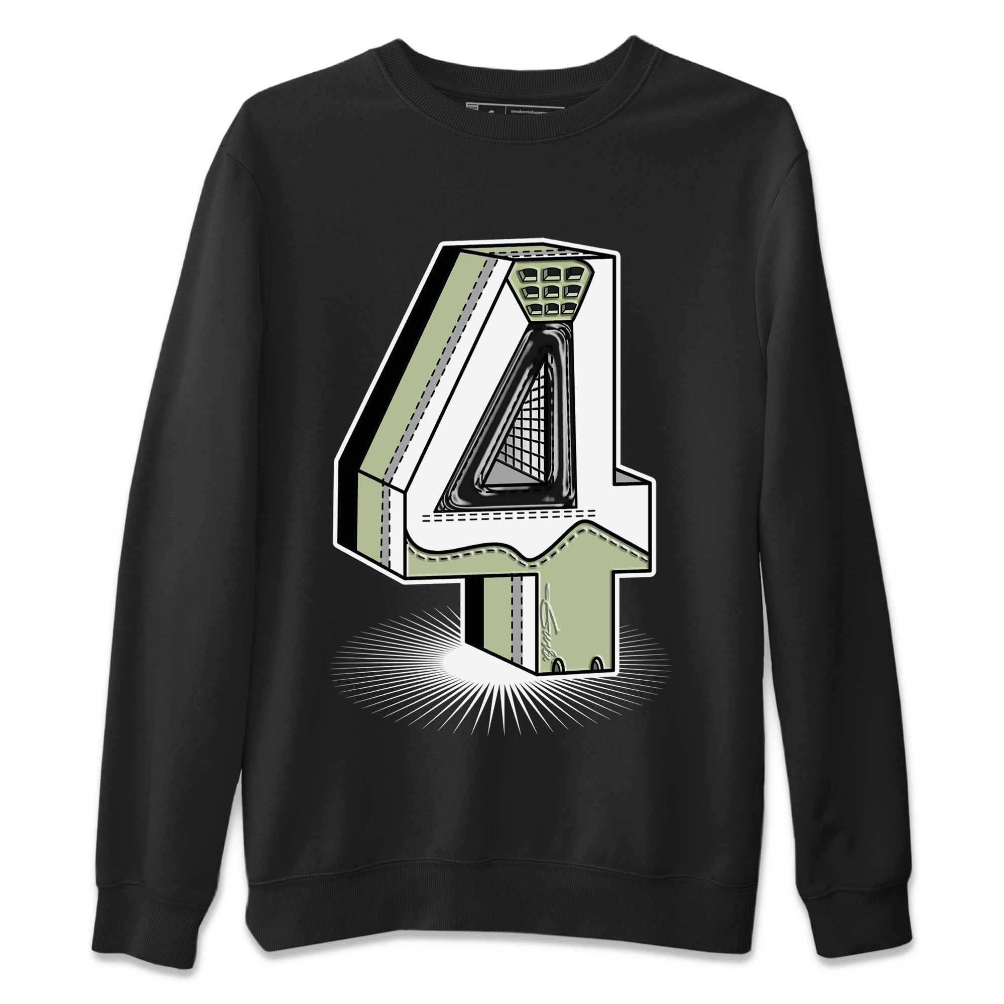 Number Statue Unisex Tops - Air Jordan 4 Seafoam