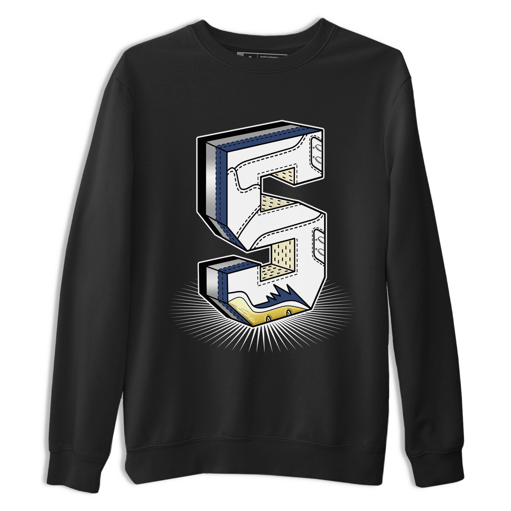 Number Statue snkmatch Tee - Air Jordan 5 A Ma Maniere x Photon Dust