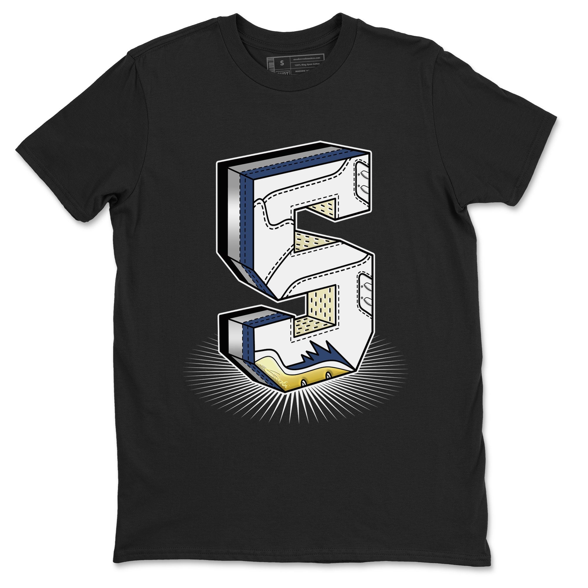 Number Statue snkmatch Tee - Air Jordan 5 A Ma Maniere x Photon Dust