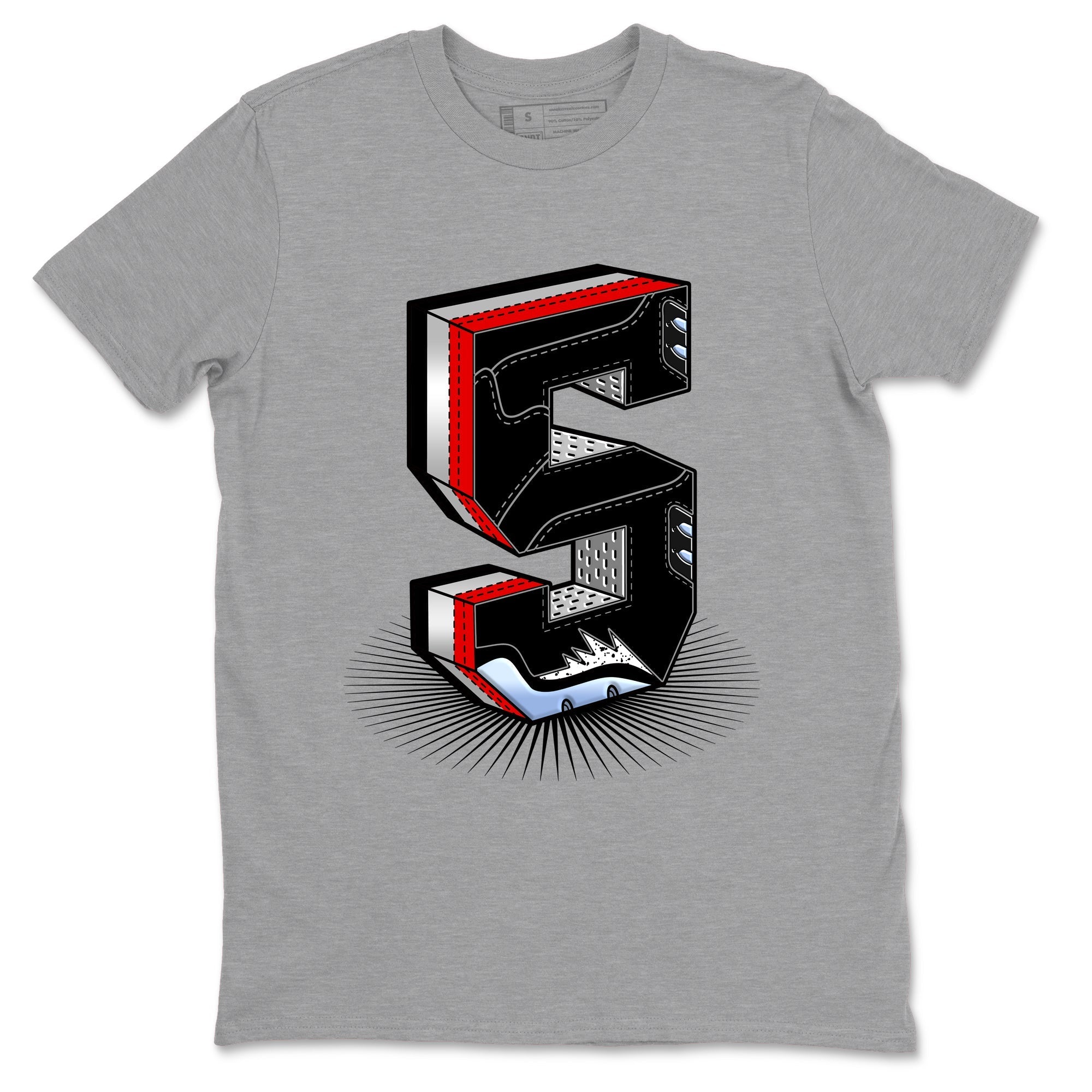 Number Statue snkmatch Tees - Air Jordan 5 Reimagined