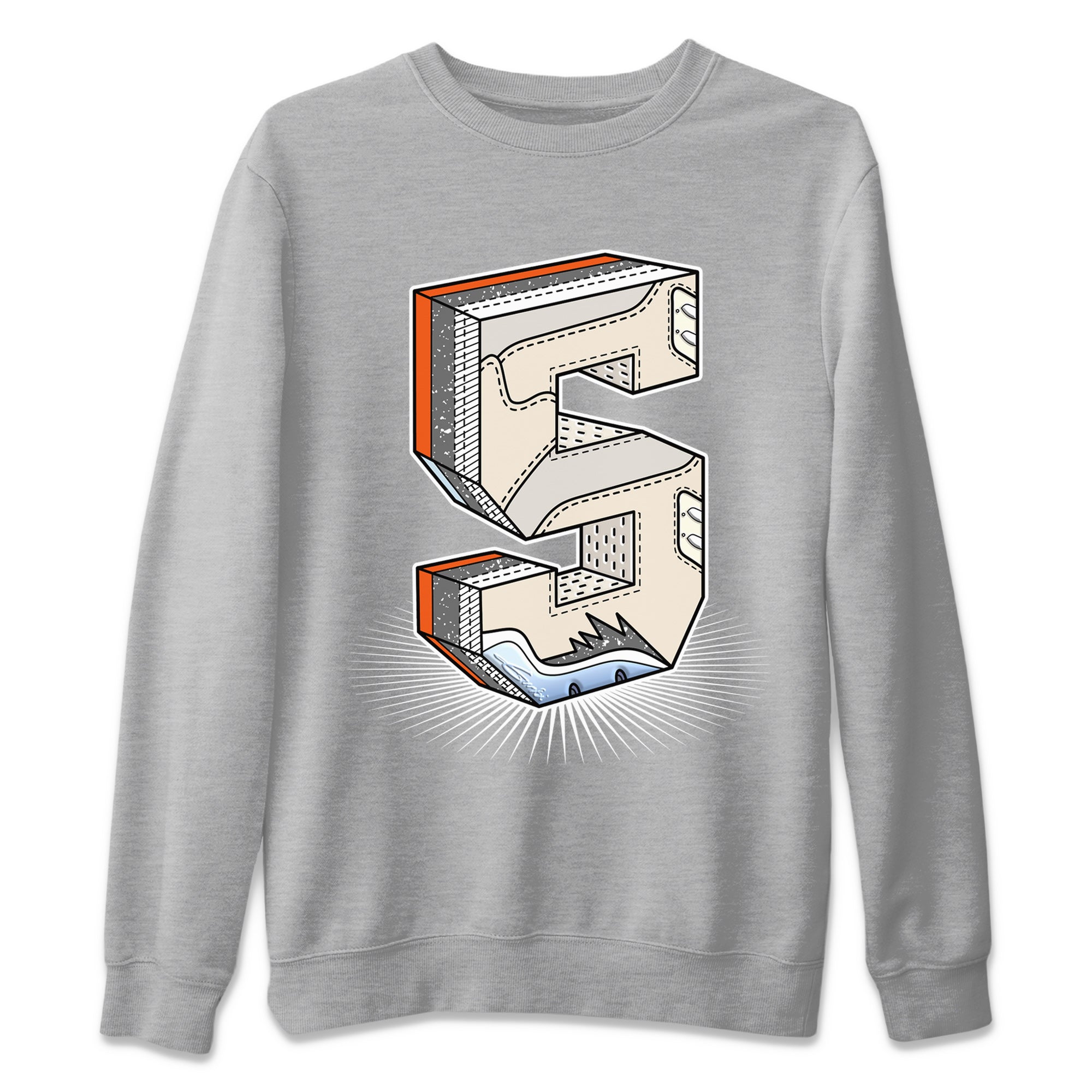 Number Statue Unisex Tops - Air Jordan 5 Craft