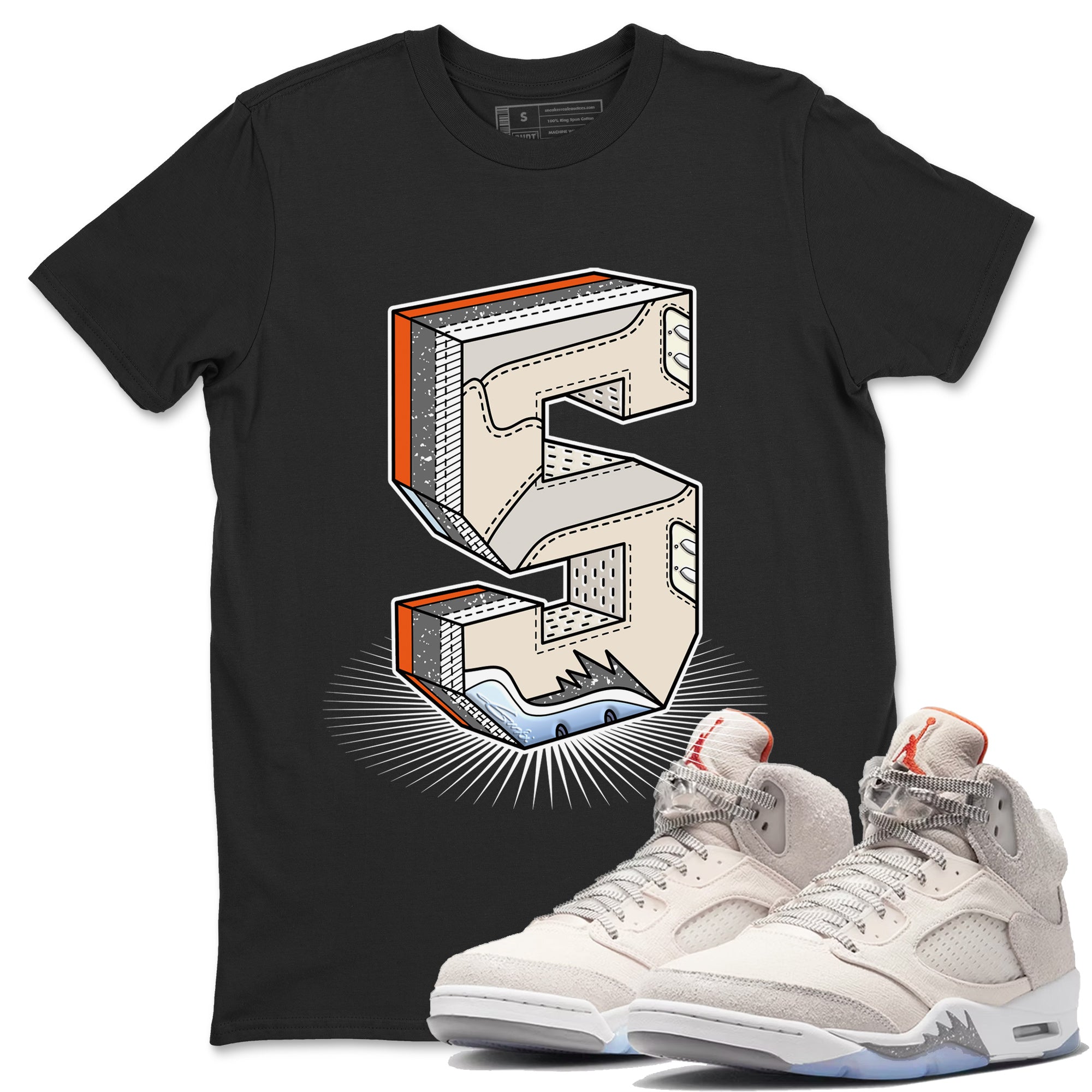 Number Statue Unisex Tops - Air Jordan 5 Craft