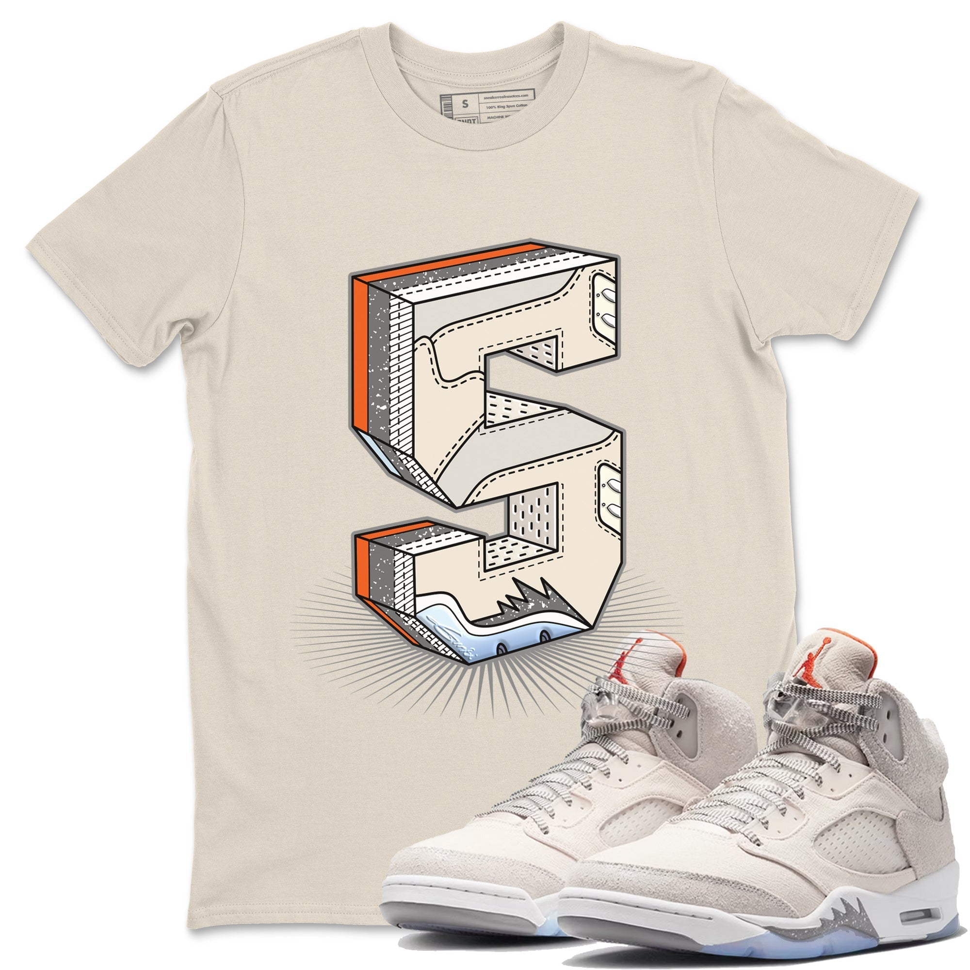 Number Statue Unisex Tops - Air Jordan 5 Craft