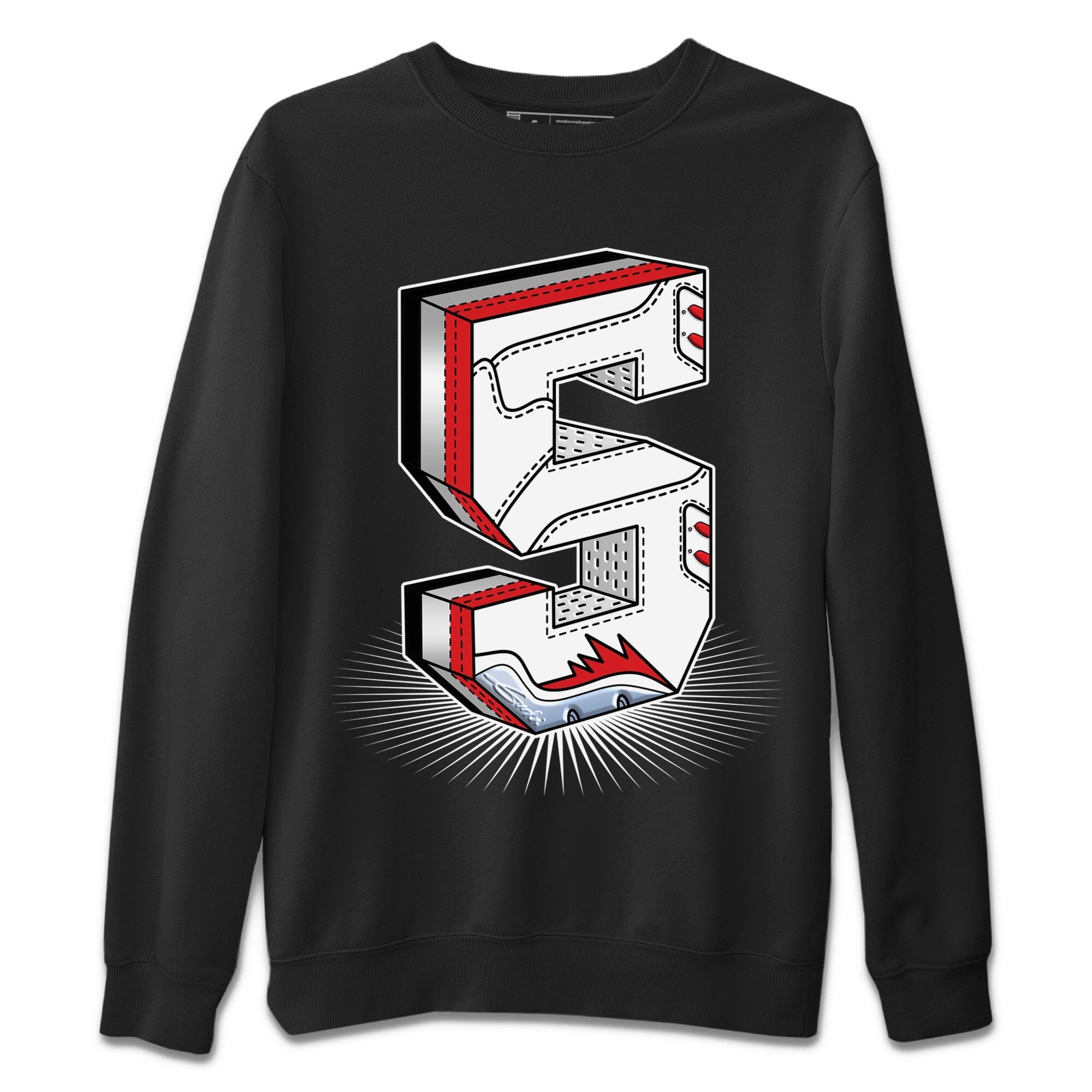 Number Statue Unisex Tops - Air Jordan 5 Fire Red