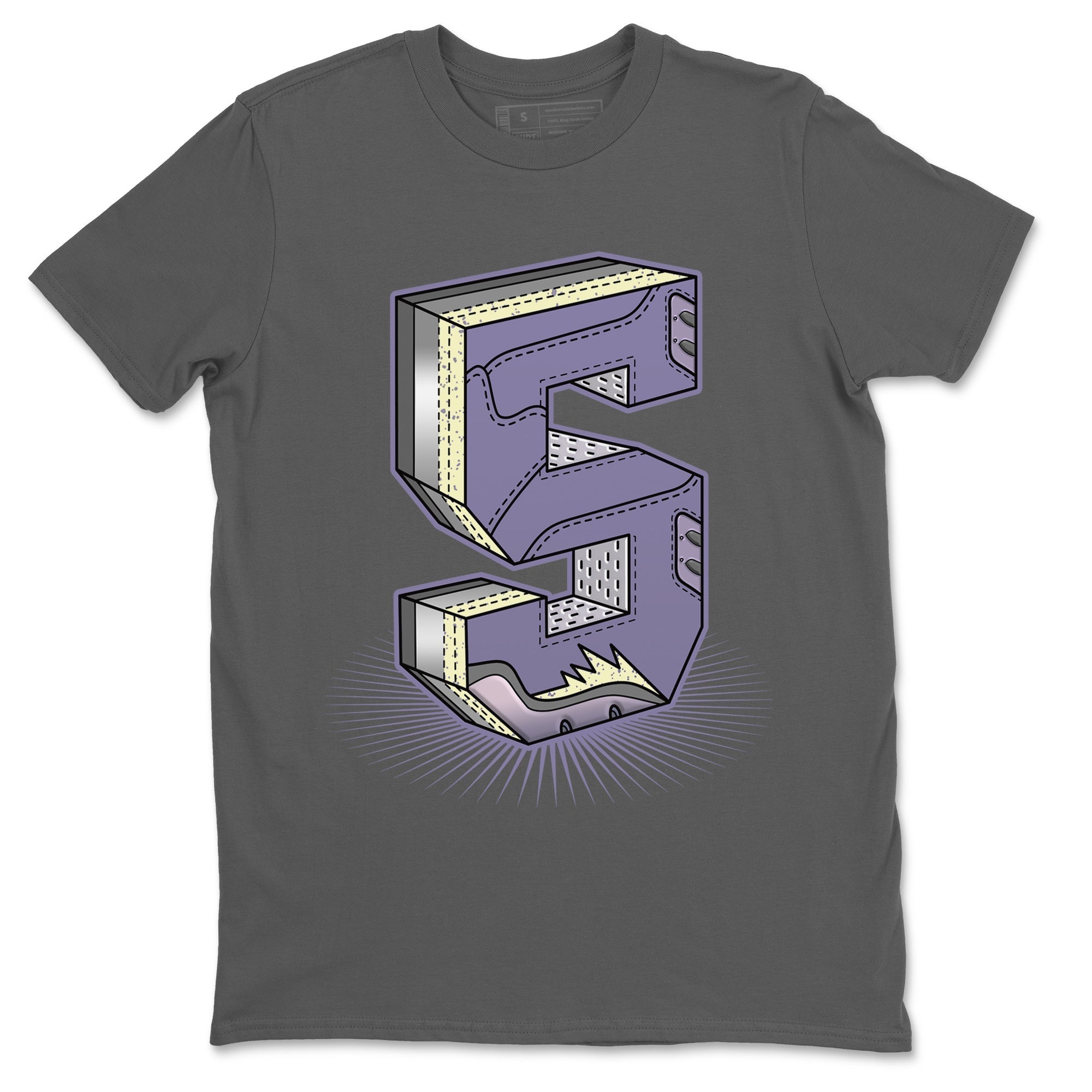 Number Statue Unisex Tops - Air Jordan 5 Indigo Haze